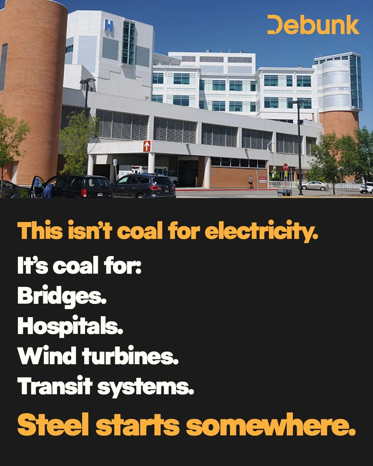 One of the biggest weaknesses of the anti-coal campaign is they intentionally blur thermal coal and metallurgical coal.