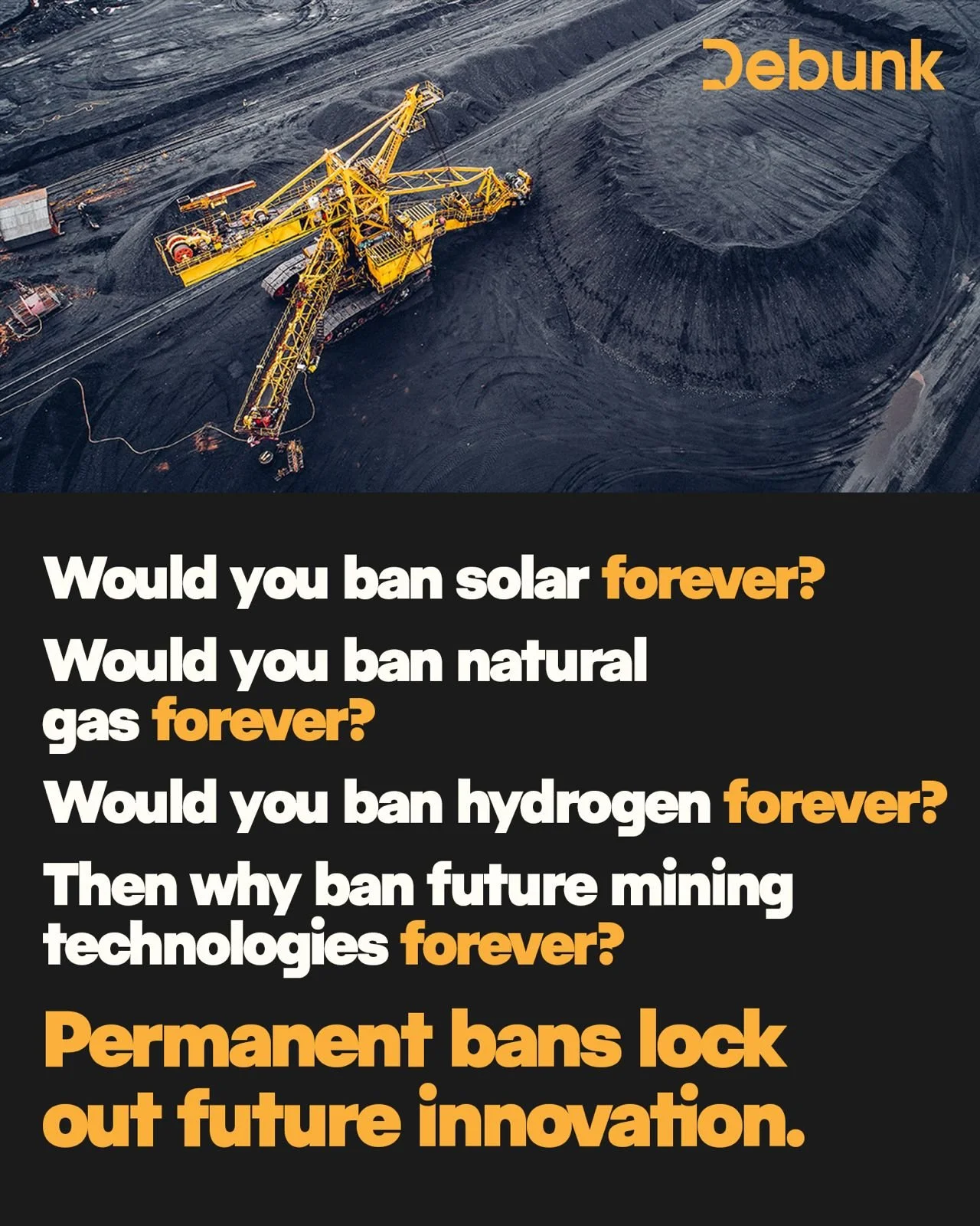 We can have water and coal.