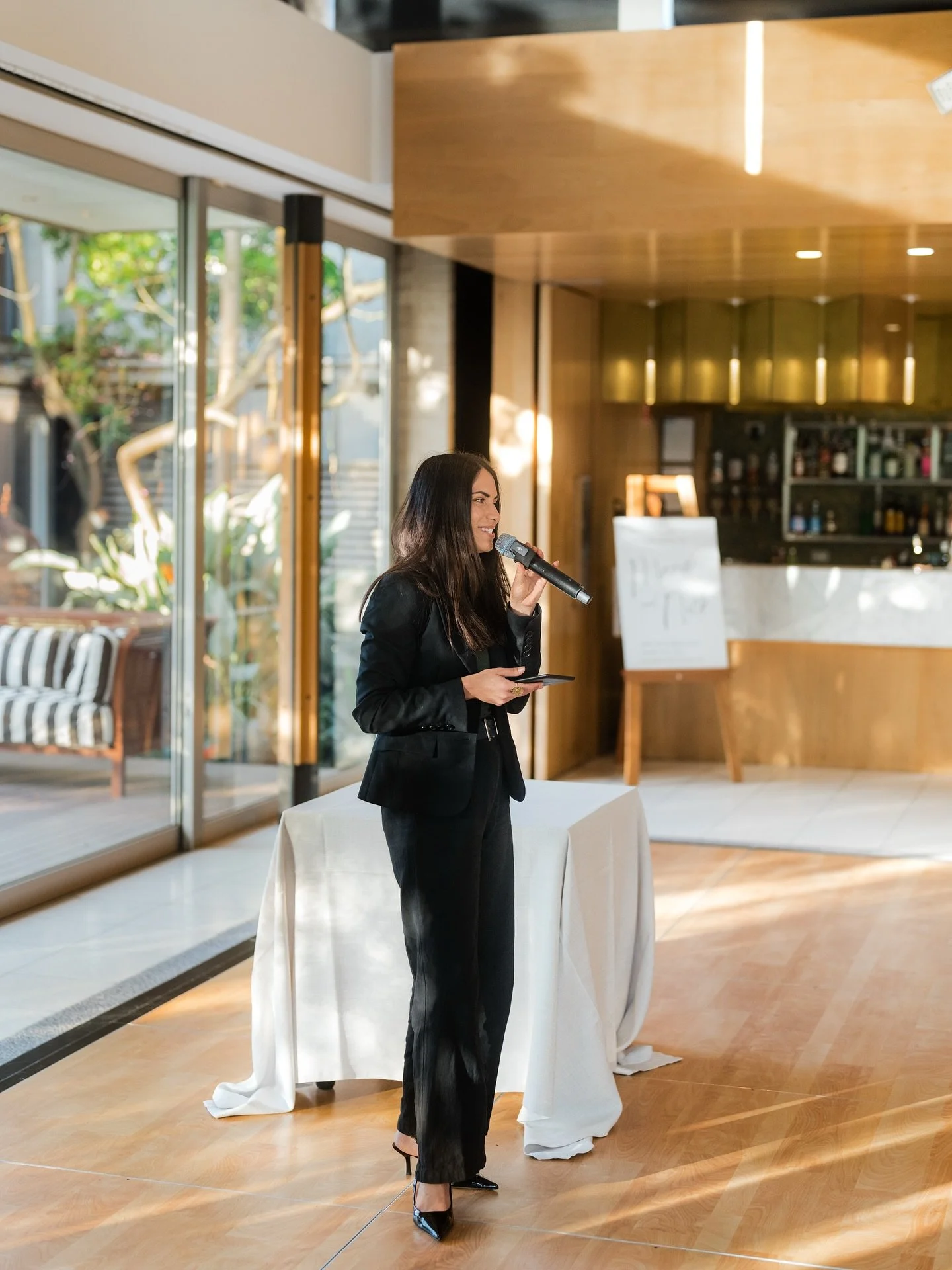 After the hitching, but before the Greek dancing, formalities needed announcing, and a vibe needed curating, and it was a pureeeee pleasure to do both for Nick and Marie x

📷: @weddings_byjack