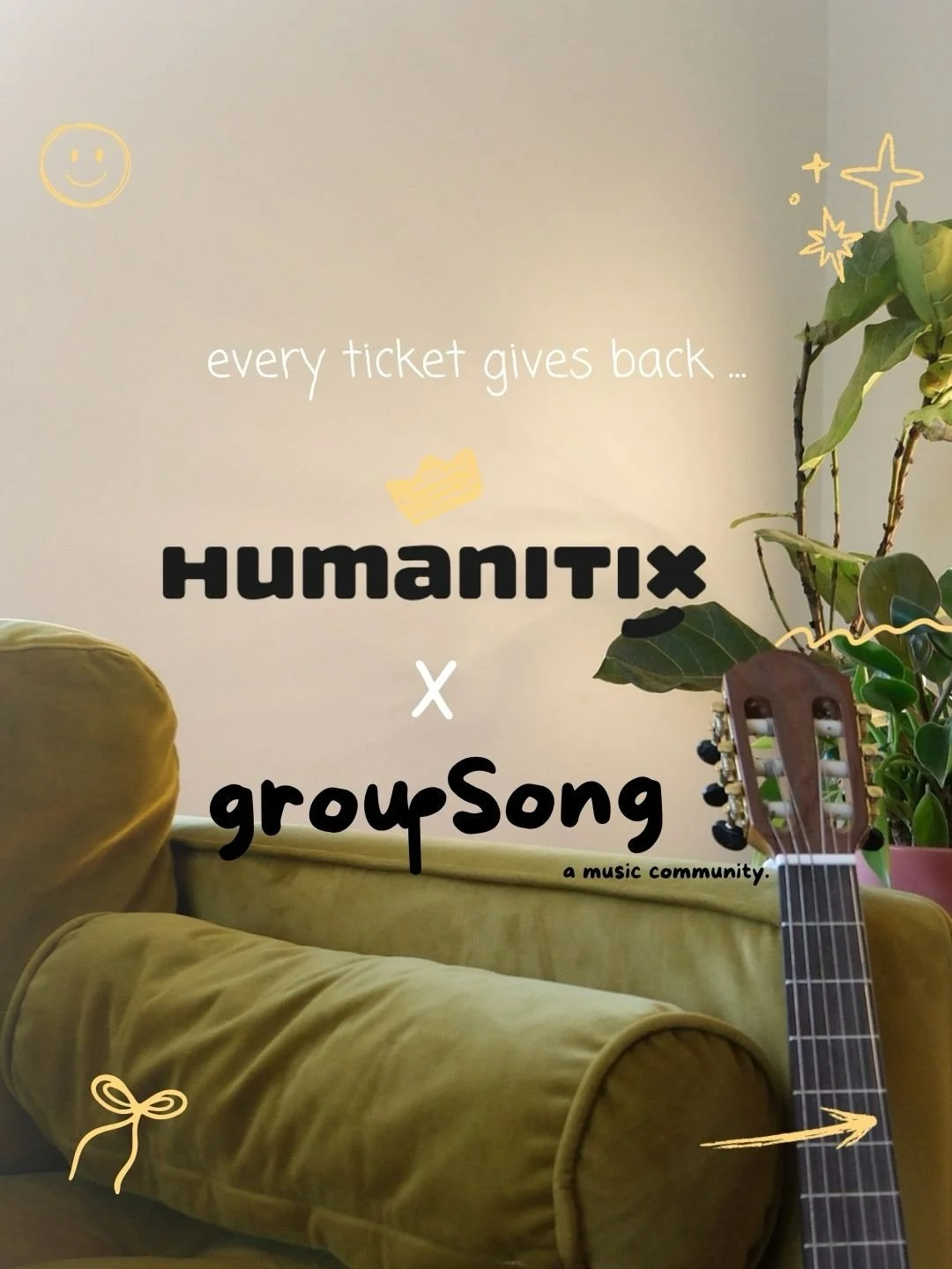 Excited to announce we&rsquo;re changing ticketing and partnering up with @humanitix to deliver you all of our events! Here&rsquo;s to music and social impact all at once! 🤍 #community #music #ticketing