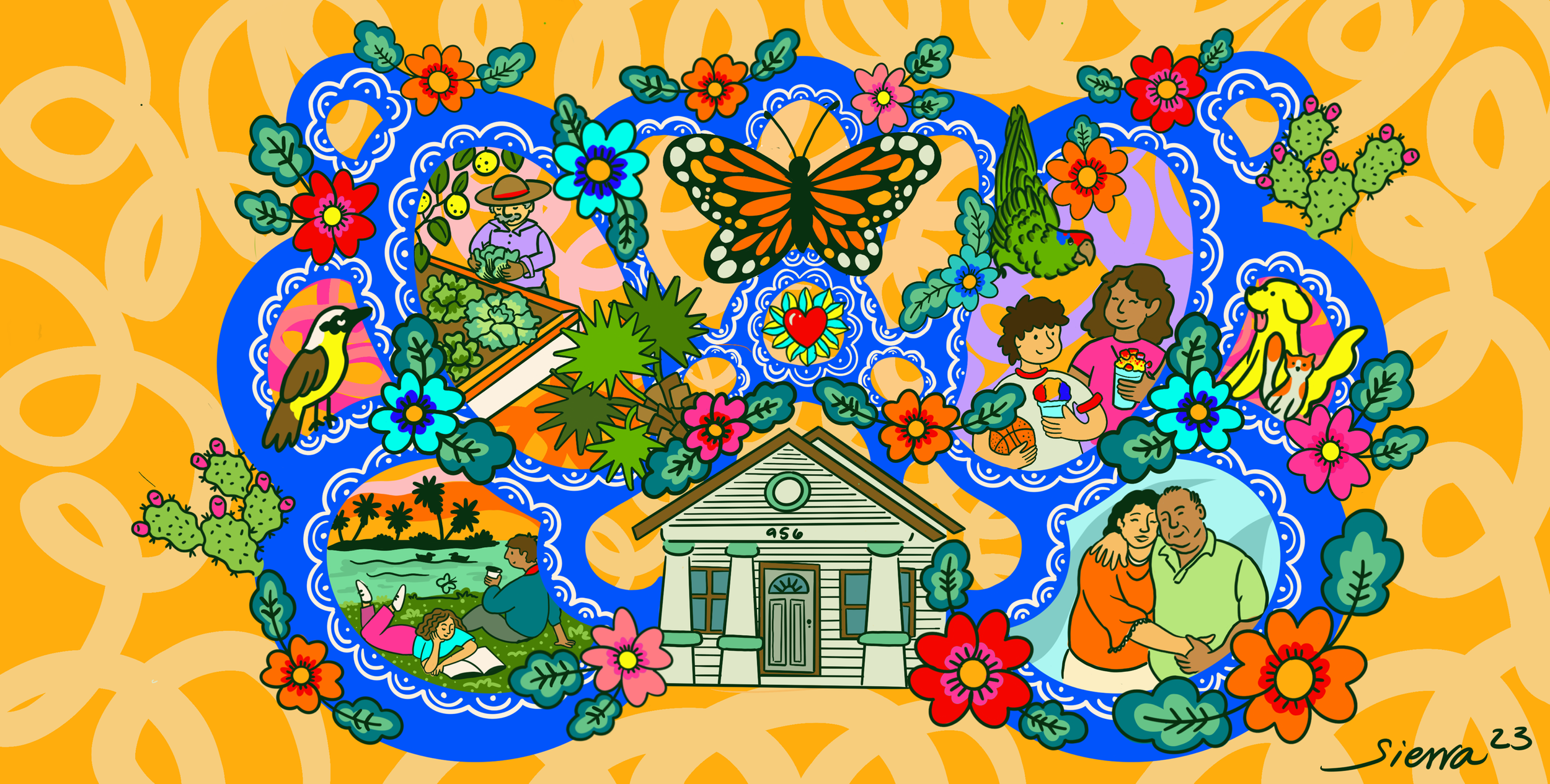 CDCB mural design
