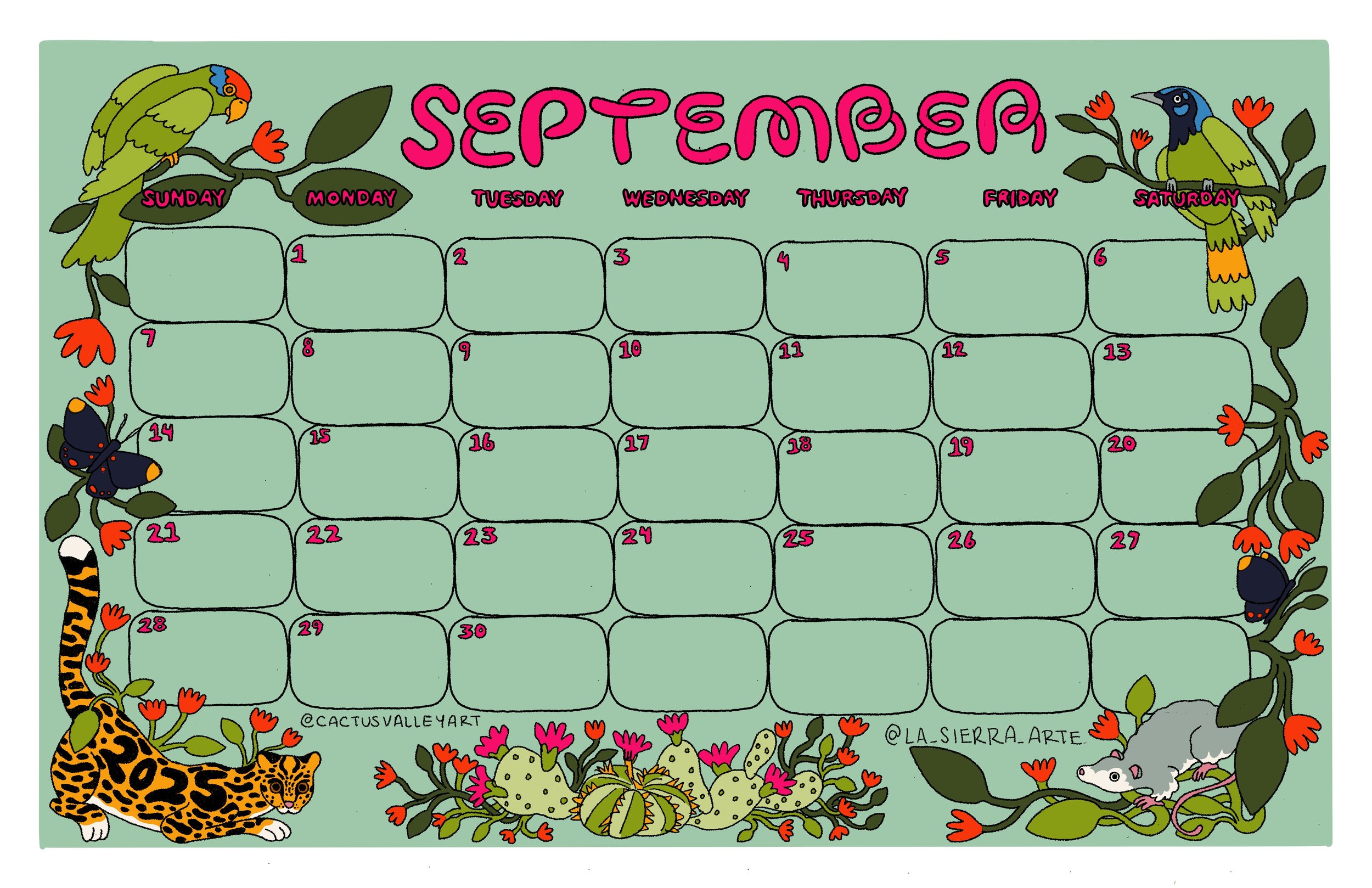 Calendar Sheet