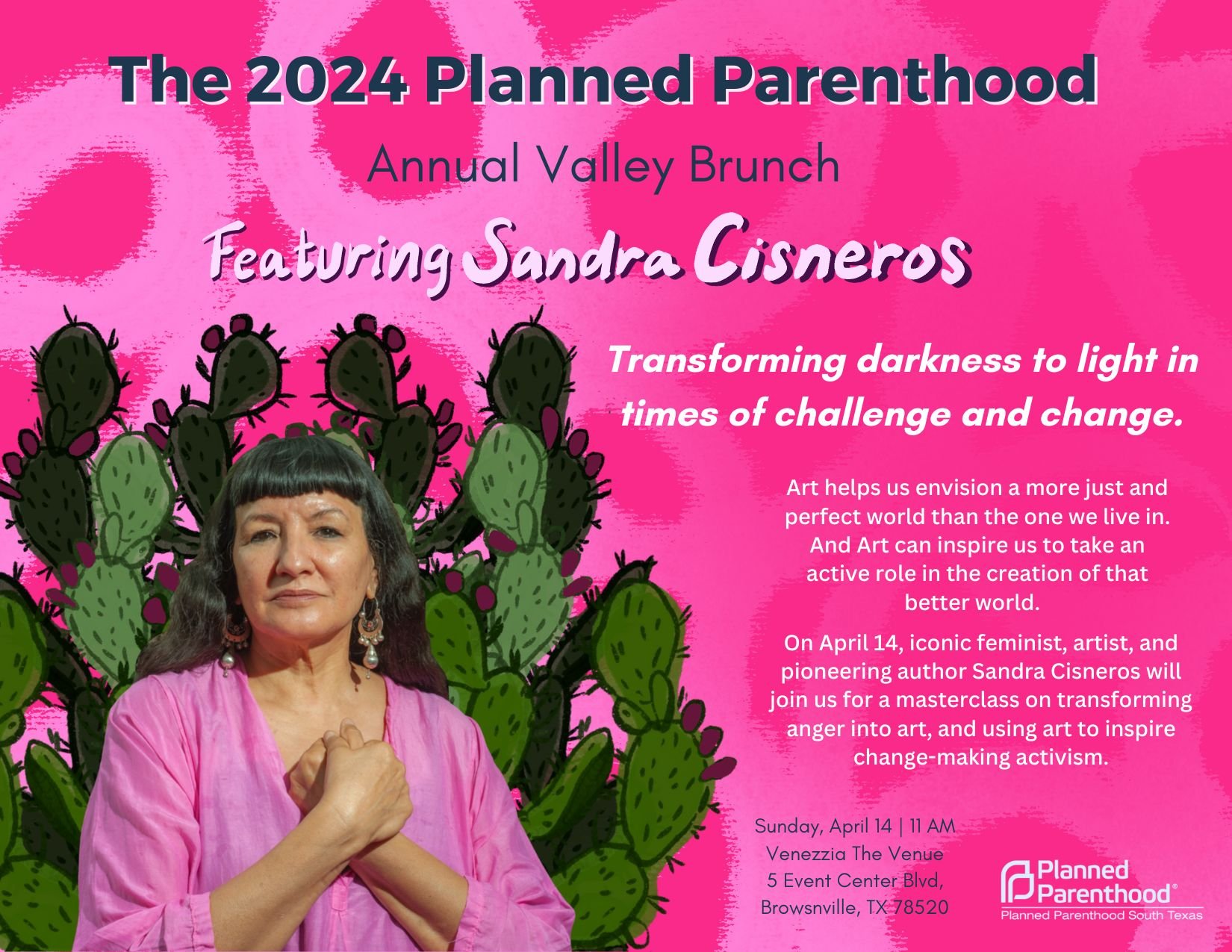 Planned Parenthood South Texas 2024 Brunch with Sandra Cisneros