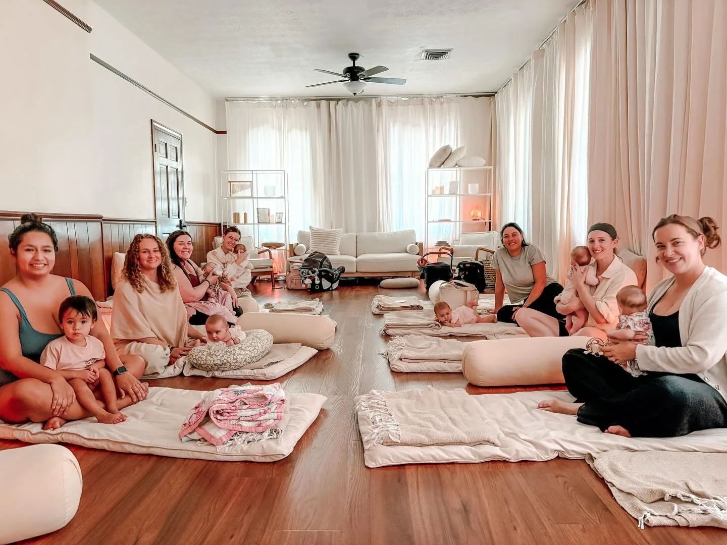 Today, I welcomed in a group of mamas and their little ones for the sweetest sound bath thus far 💕

 Amongst the coos and wiggles, mamas settled into stillness, to remember that calm can exist in real life, even in the everyday rhythms of motherhood