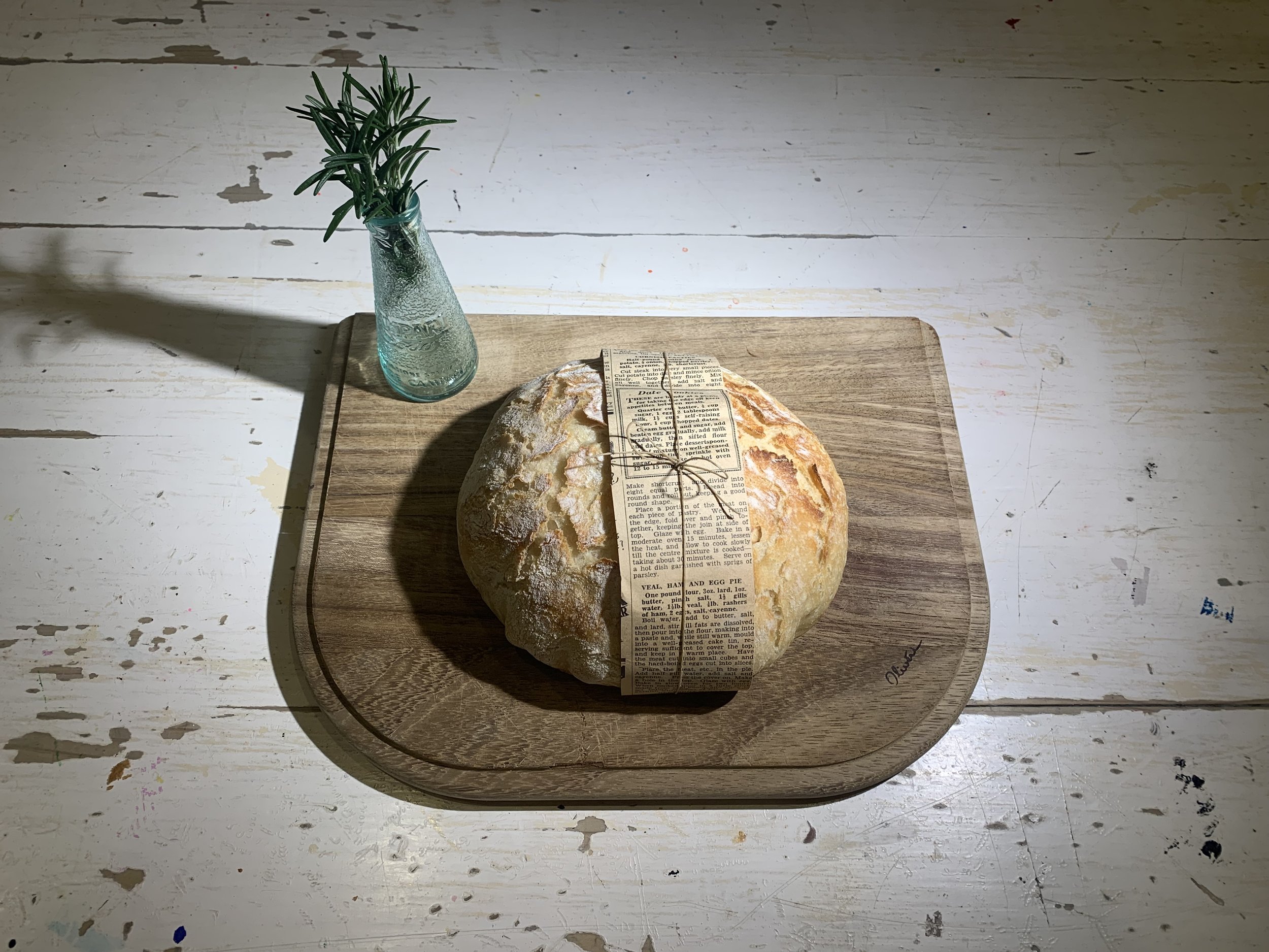 A loaf of bread that I baked