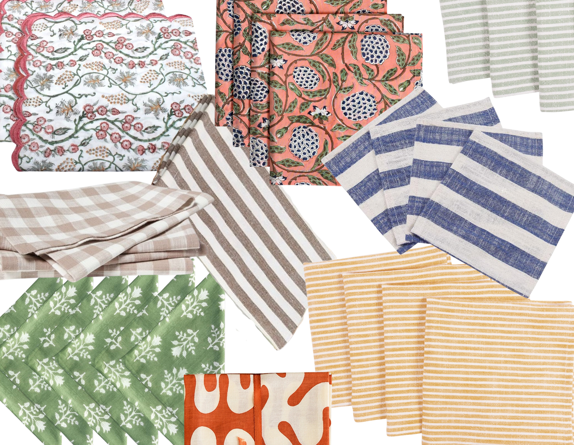Cloth Dinner Napkins | $5-8