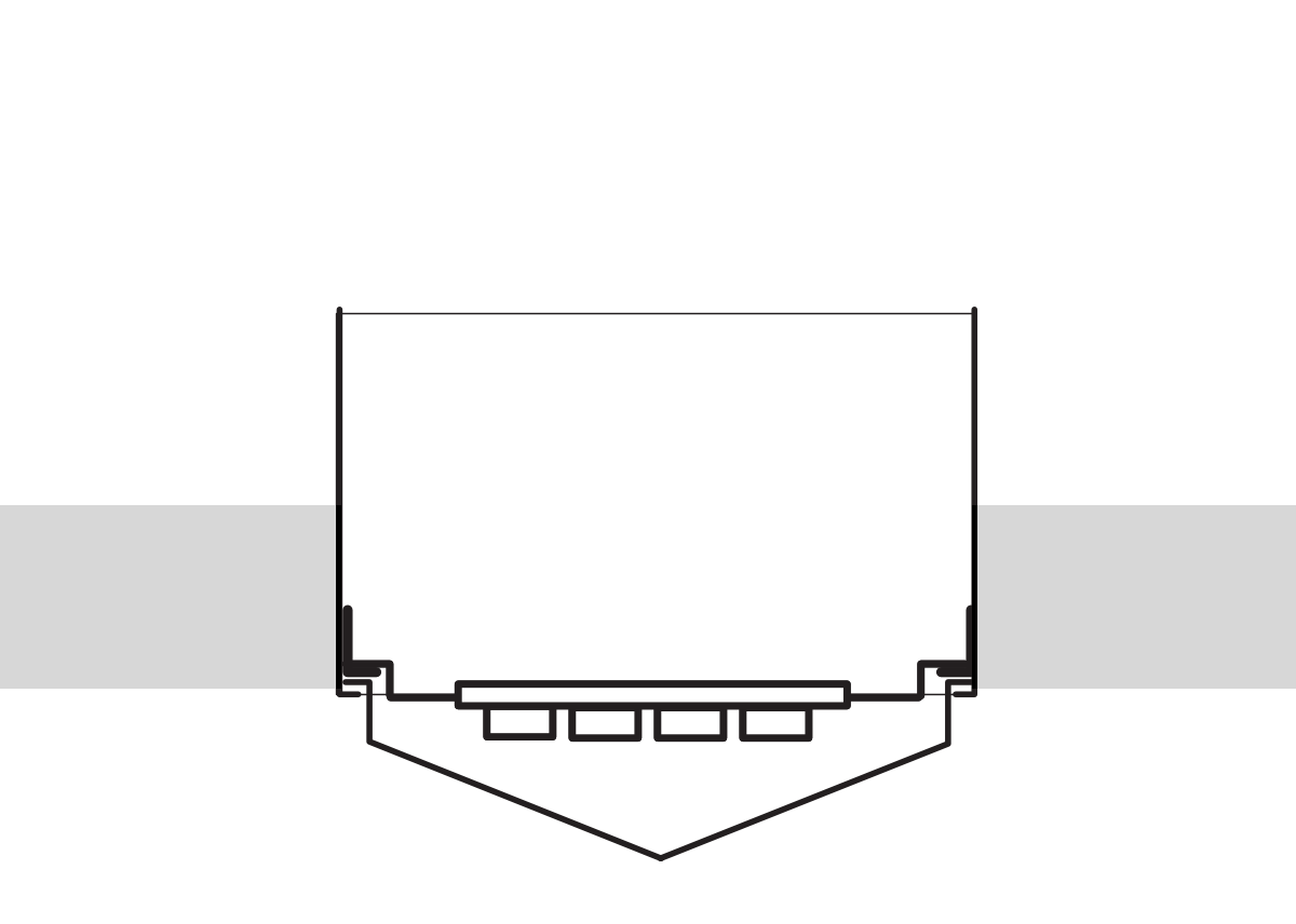 5. Lock the Light Plate to the brackets at each corner using the screws provided for seismic restraint.