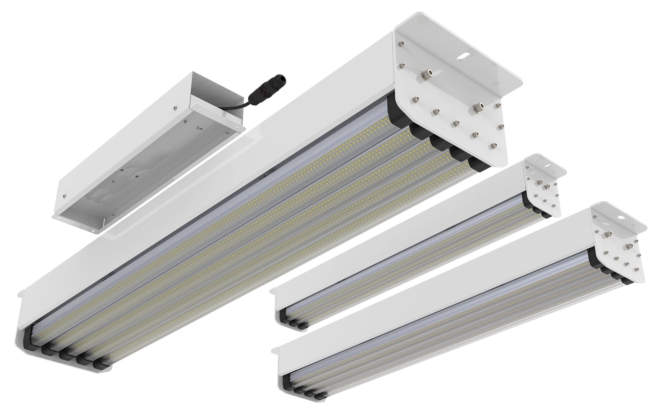 isollux PowerBay CMR Surface Mount with remote Driver Linear LED