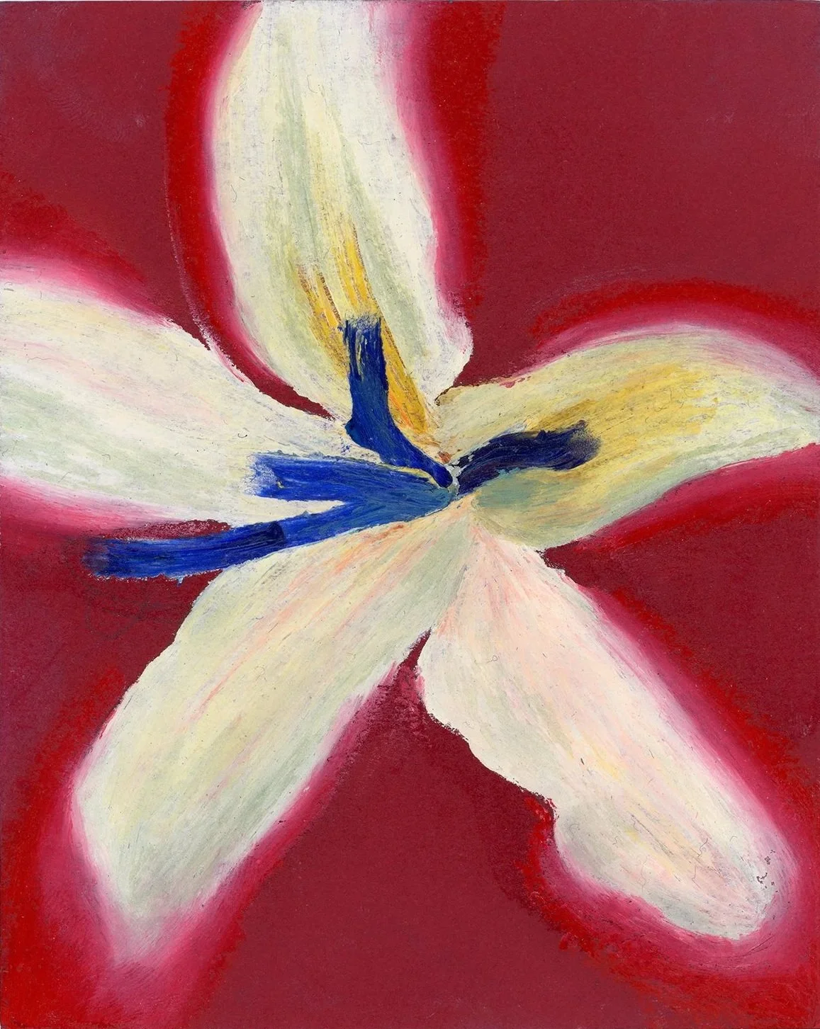 Roberto Barbosa 
Lily (invierno NYC), 2024  
Oil pastels and pencil on paper 
12 x 10 cm 
4.72 x 3.94 in. 
