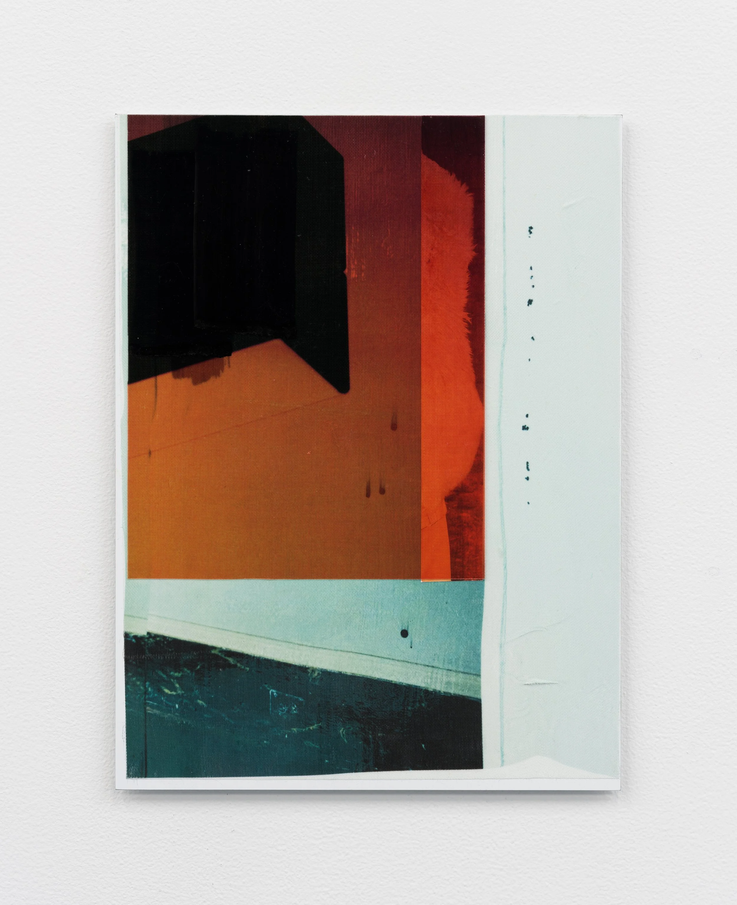 Rey Akdogan 
Subtraction #50, 2023 
Print on paper, fiberglass, acrylic, archival varnish, resin, Dibond 
40.5 x 31 cm  
16 in. x 12 ¼ in. 