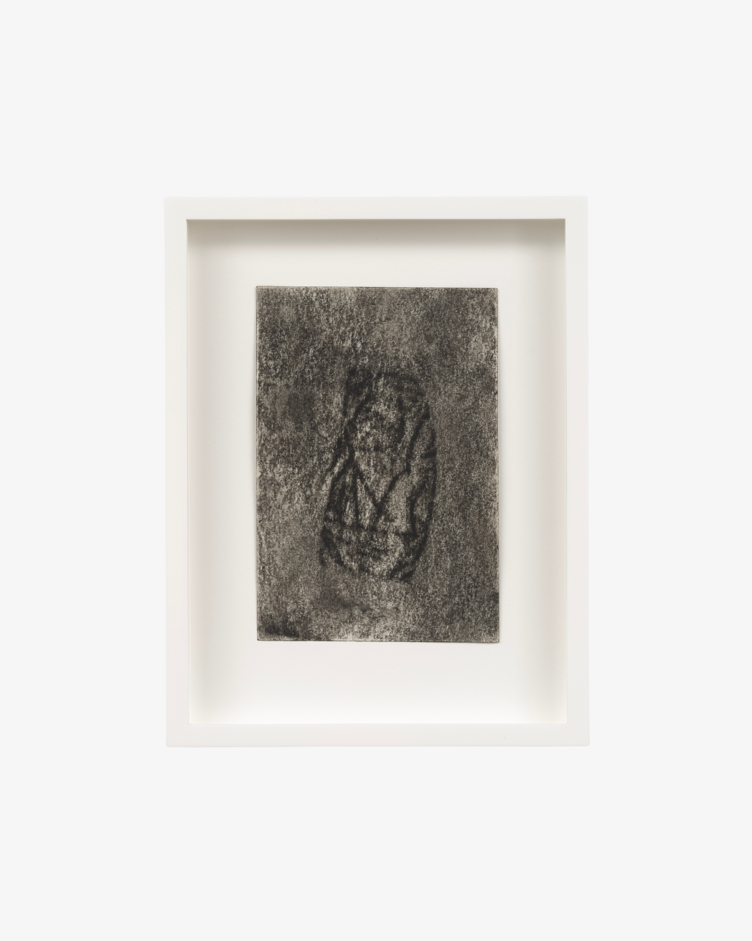 Mo Costello  
Untitled (Guardian Angel), 2020  
Charcoal on found paper  
15.24 x 10.16 cm  
6 in. x 4 in.  
