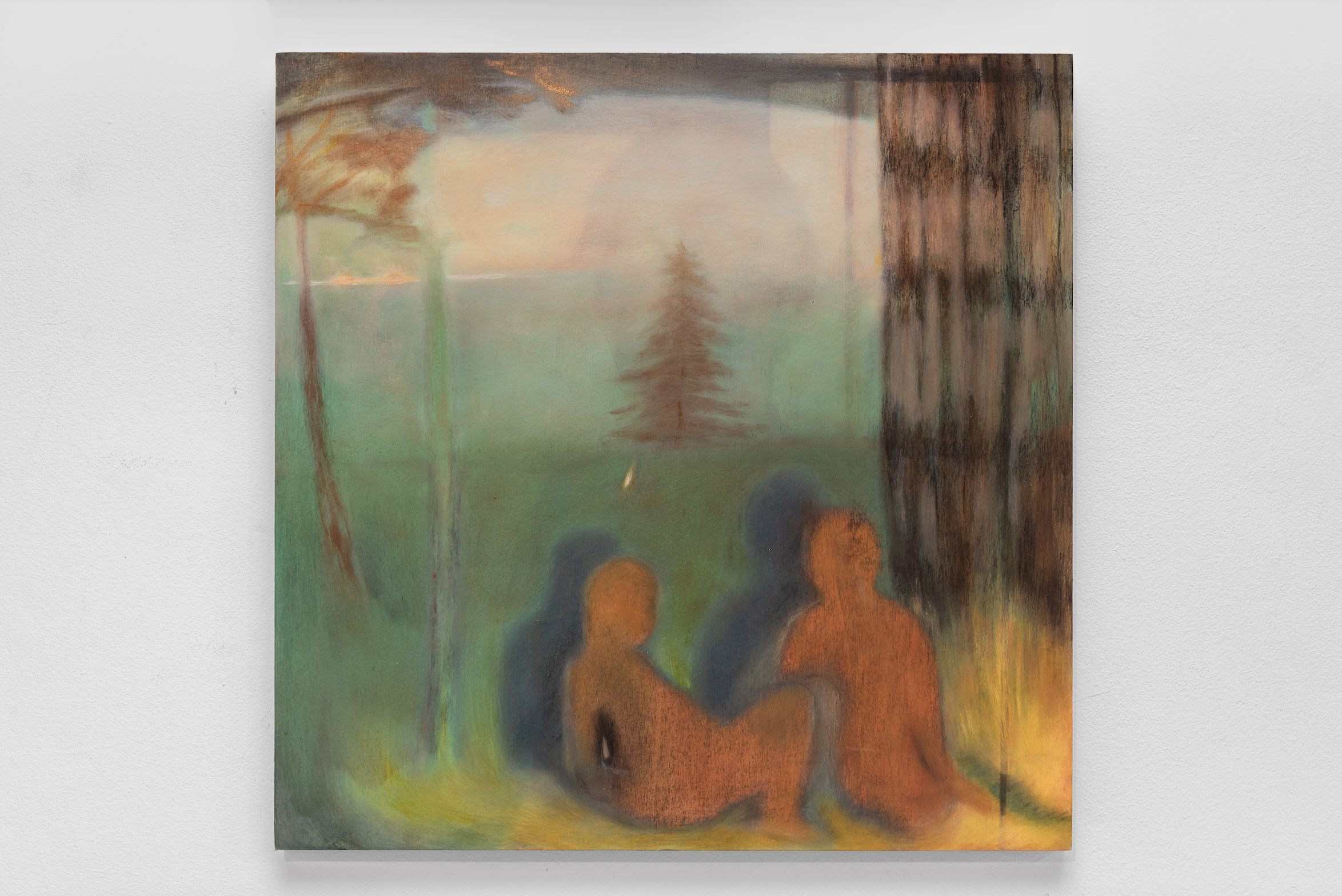 Sisterhood, 2024 
Oil panel  
46 x 46 cm 
18 x 18 in.  