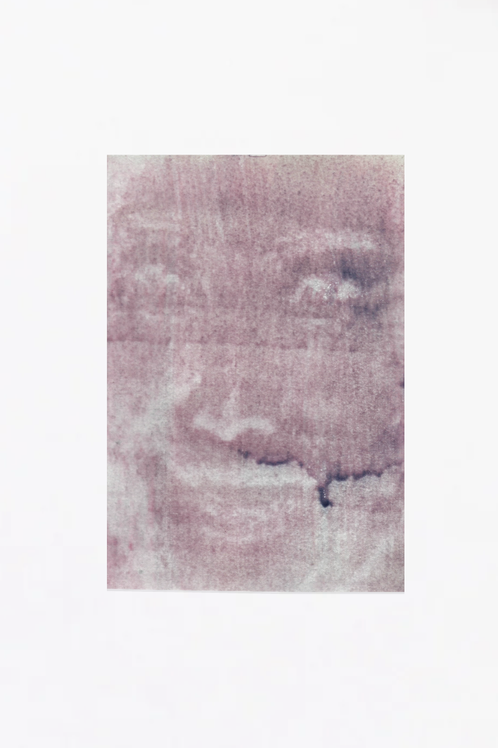 Emmanuel Juárez   
I keep on my palate the promise of a memory (Guardo en mi paladar la promesa de un recuerdo) III, 2025 
Gum bichromate on paper 
25.3 × 18 cm 
9.06 × 7.09 in. 