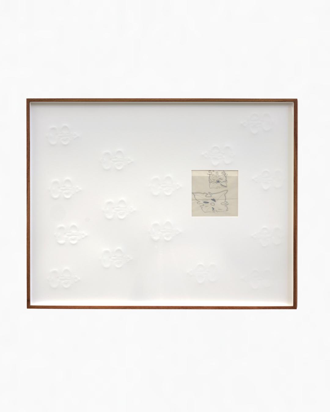 Sidony O’Neal 
Bosses, 2024 
Inkjet, heat sink, gampi, artist mat, albizia artist frame 
78.7 x 61 x 3.8 cm 
31 x 24 x 1.5 in. 