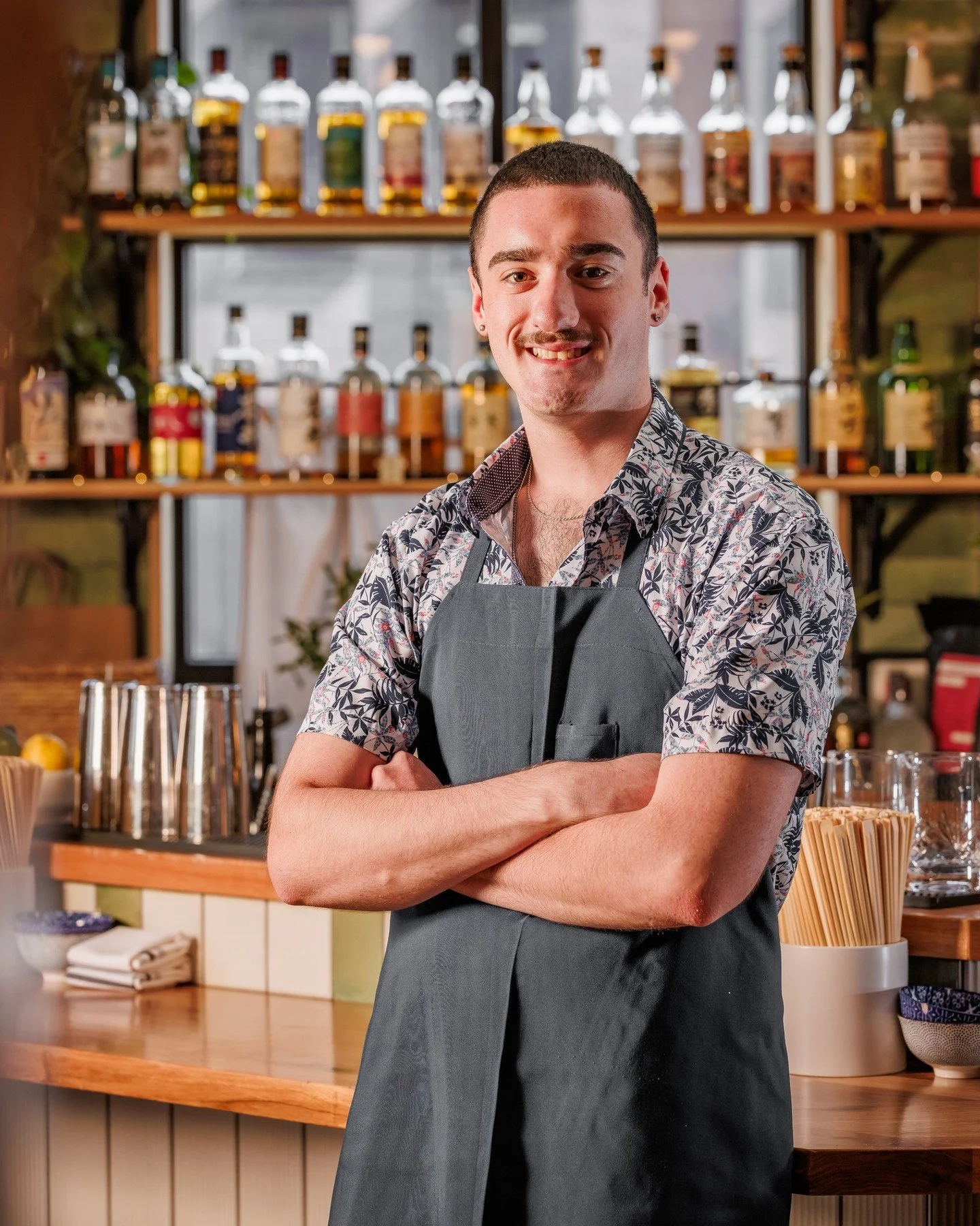 👋 Meet Brian! Our Connecticut transplant who rolled into Denver this past March and immediately made it everyone&rsquo;s problem that he still loves New York sports. He started with us as a busser, worked his way up to server and lead expo, and now 