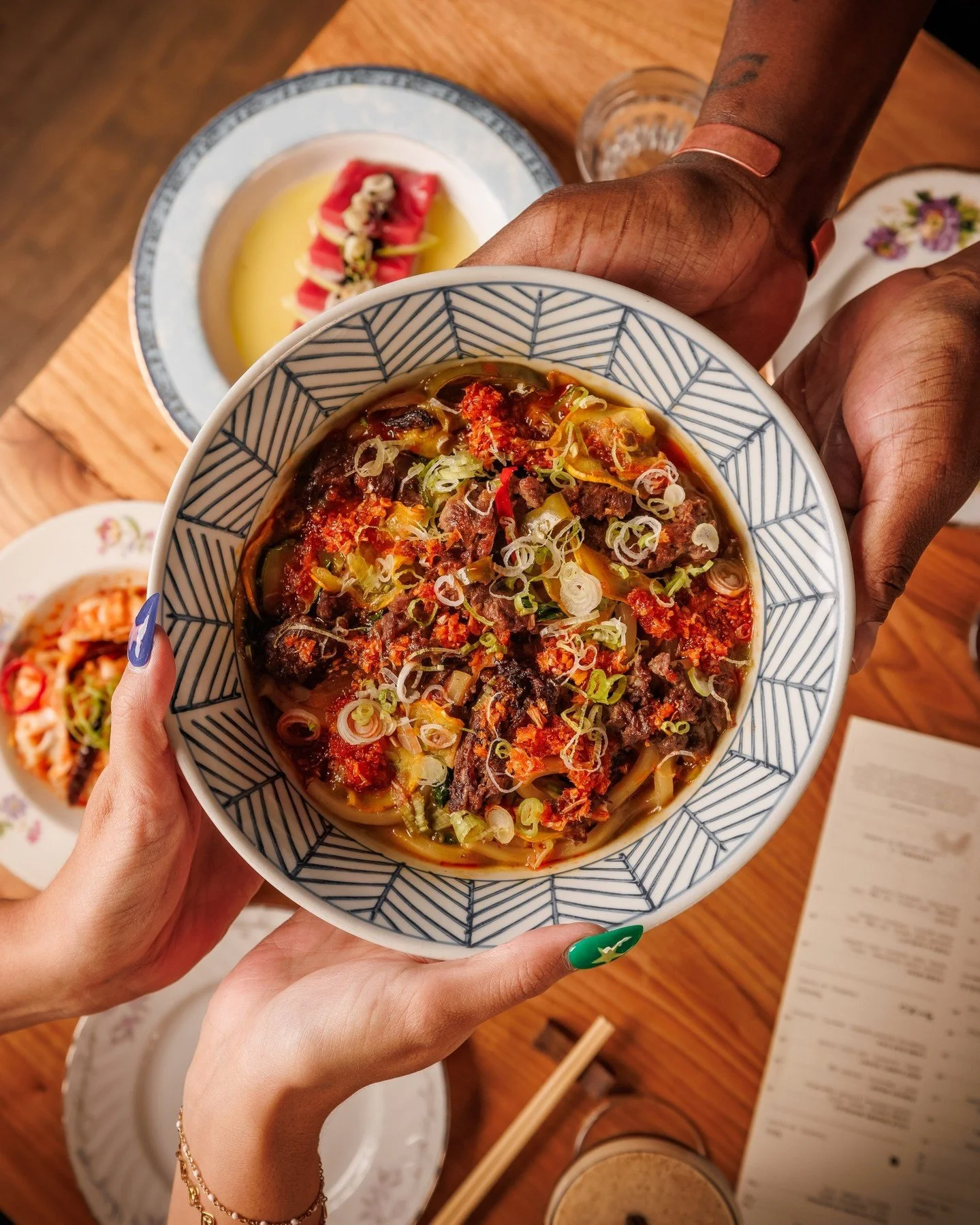 It&rsquo;s rich in that unapologetic way. 💅🏼 

💥BEEF CURRY UDON // rajas, butternut squash, red chili crunch