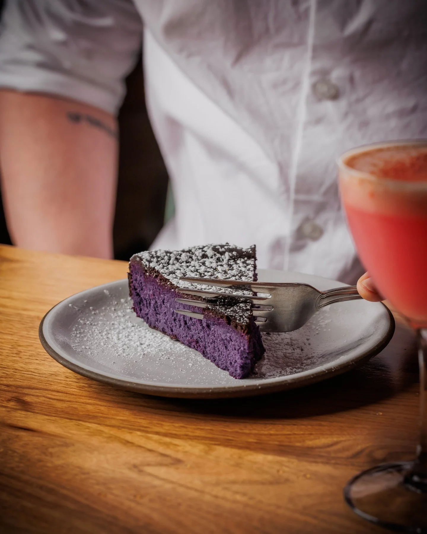 Ube cheesecake isn&rsquo;t a phase, it&rsquo;s forever. 

💥 UBE CHEESECAKE // purple yam.