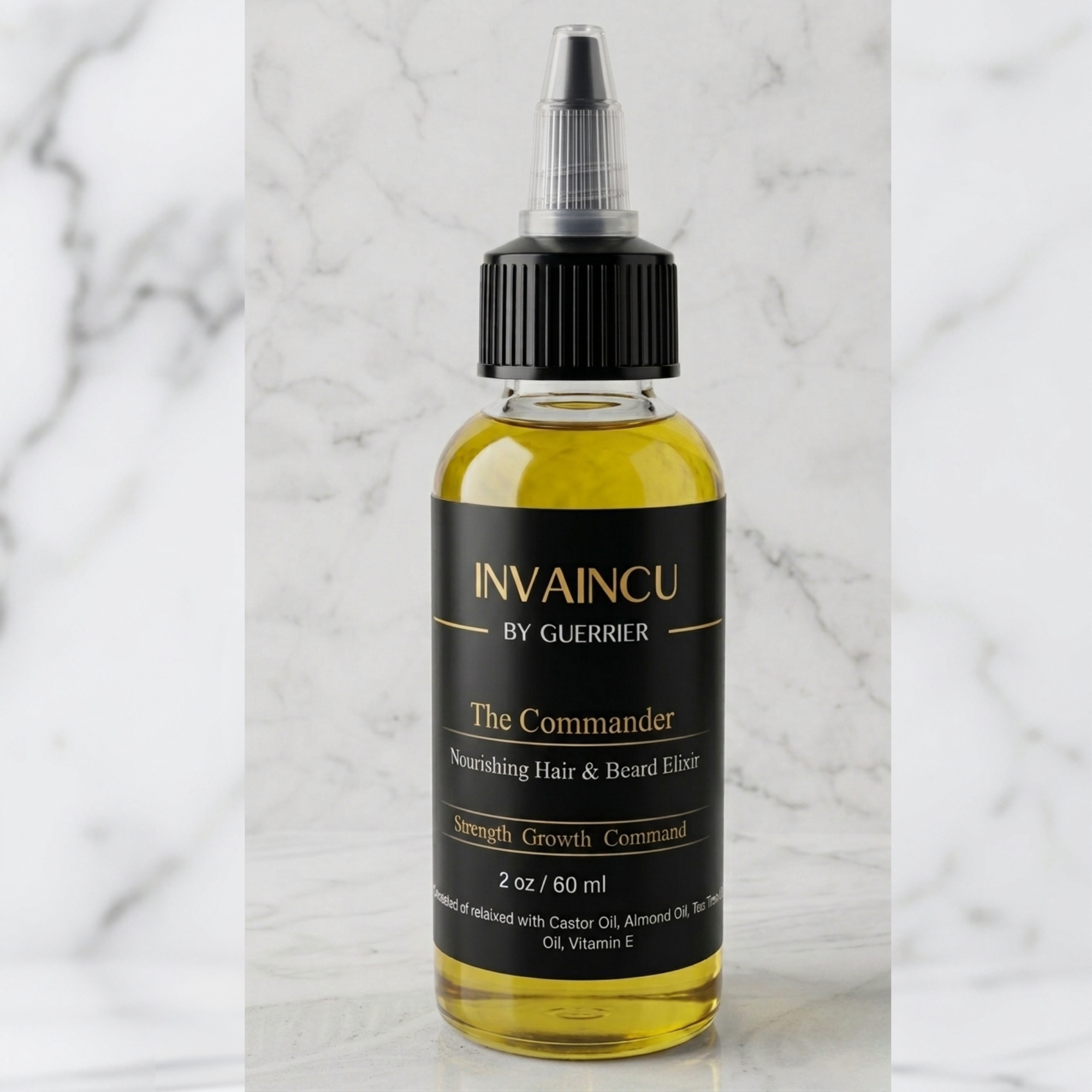 The Commander – Hair & Beard Growth Oil | Strengthens, Thickens & Stimulates Natural Growth