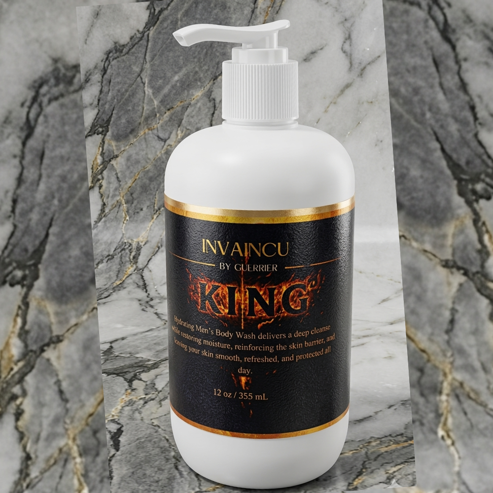KING Luxury Men’s Body Wash 12oz | Hydrating Masculine Body Wash