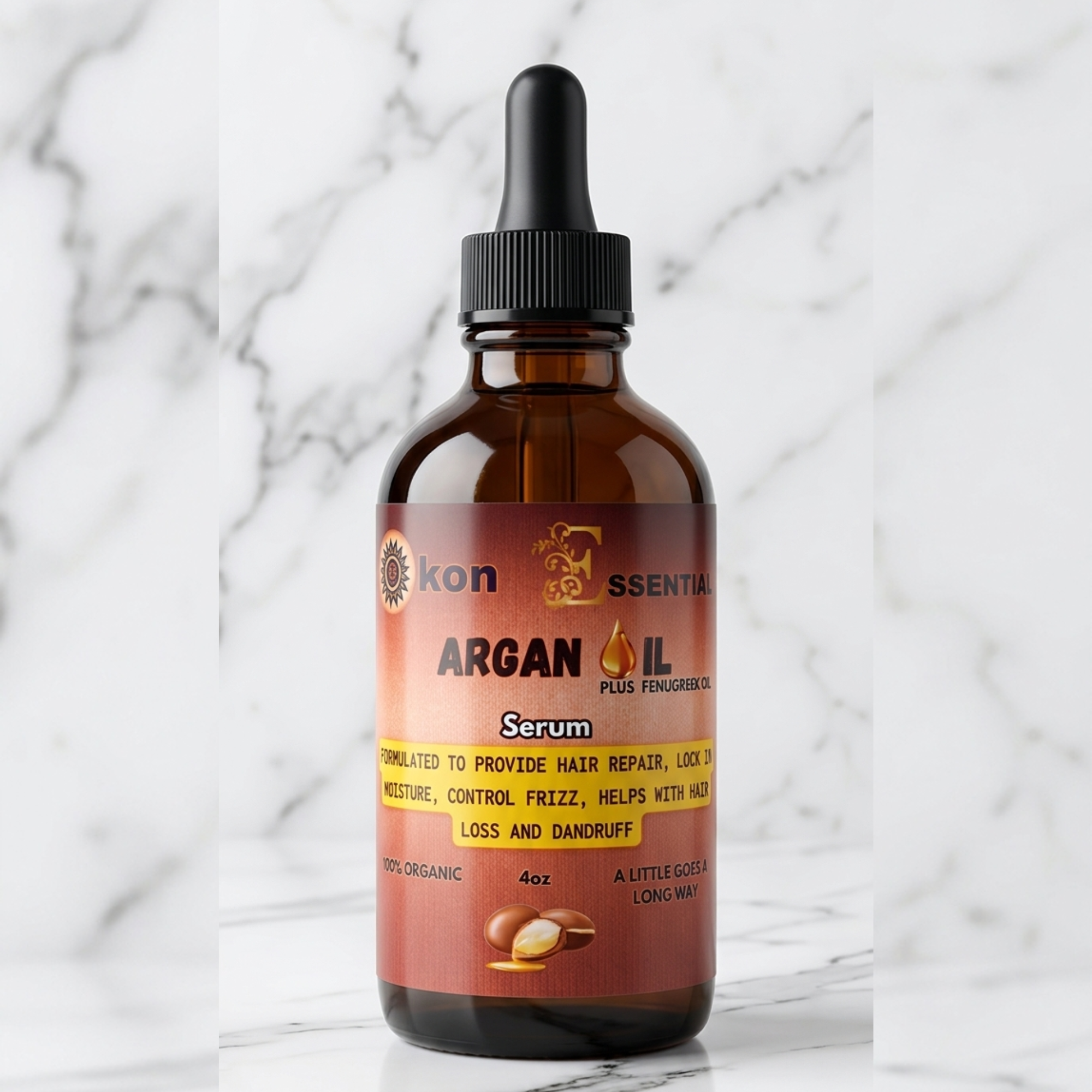 Argan Oil Hair Serum Plus Fenugreek Oil 4 oz