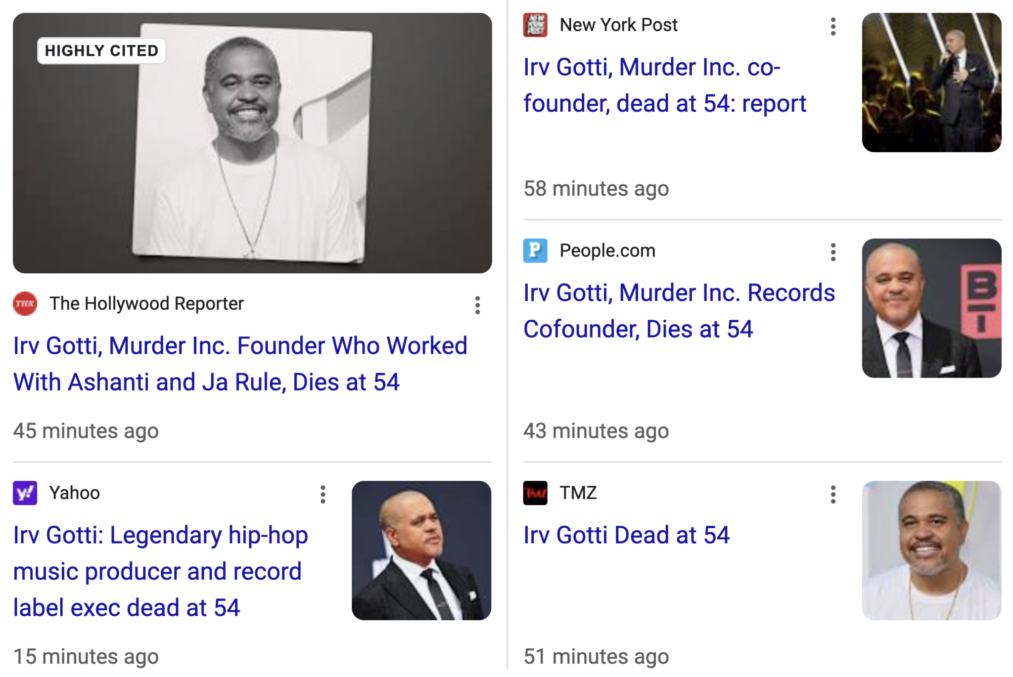 Irv Gotti; Murder Inc founder dead at 54