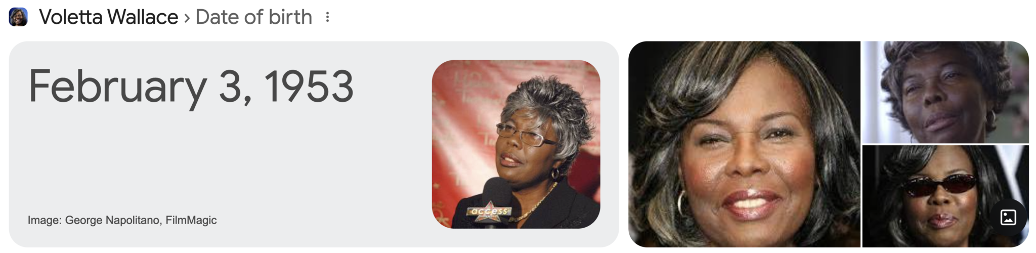 Voletta Wallace, dead at 78, February 21, 2025