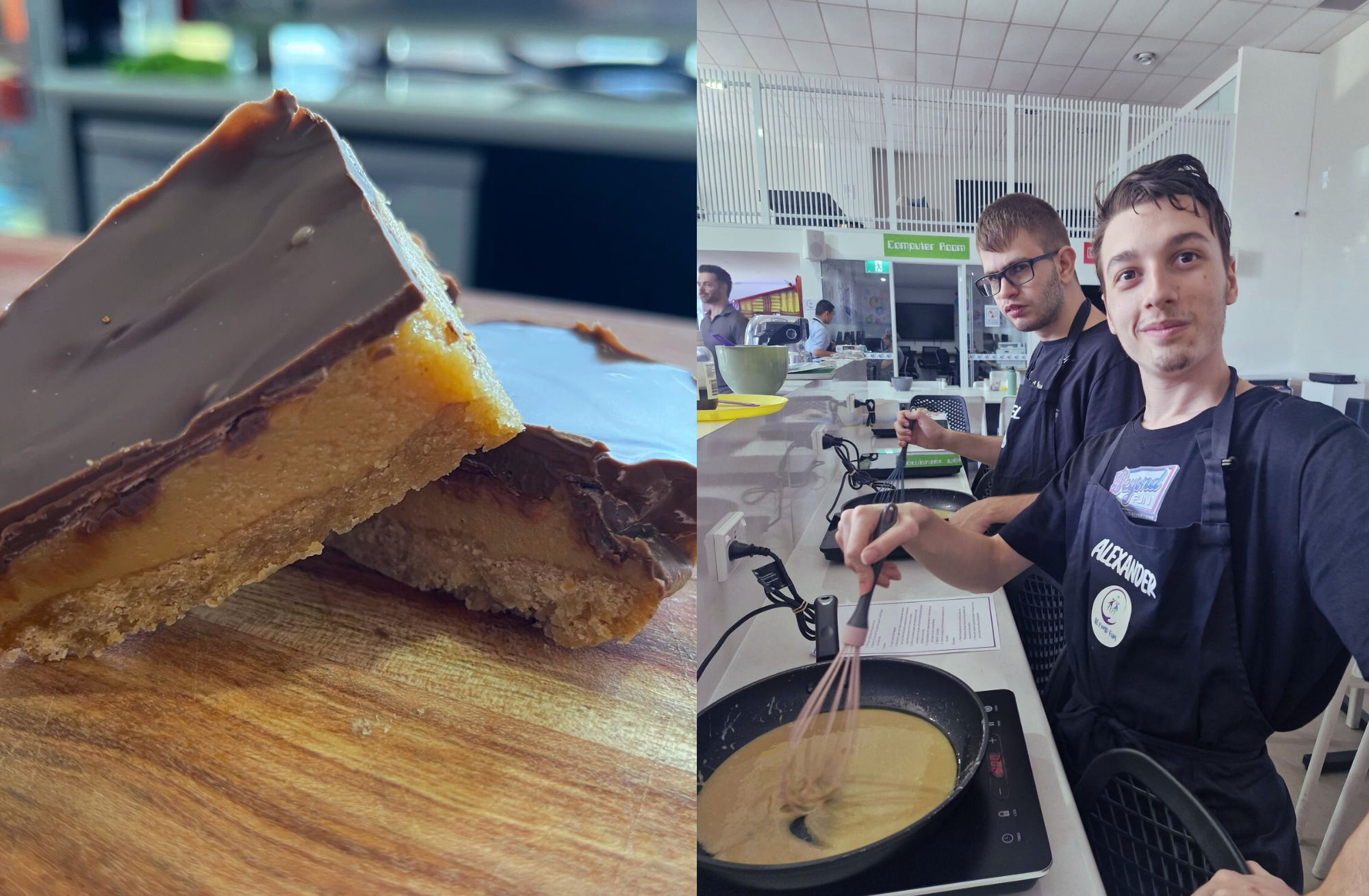Sweet Success: A Caramel Slice Adventure at Beyond Fun Centre.
