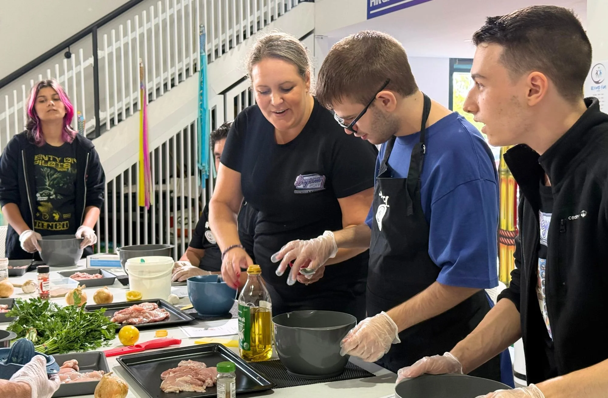 Spice, Laughter &amp; Wok Magic: The Crew Cooks Up Thai Basil Chicken at Beyond Fun!