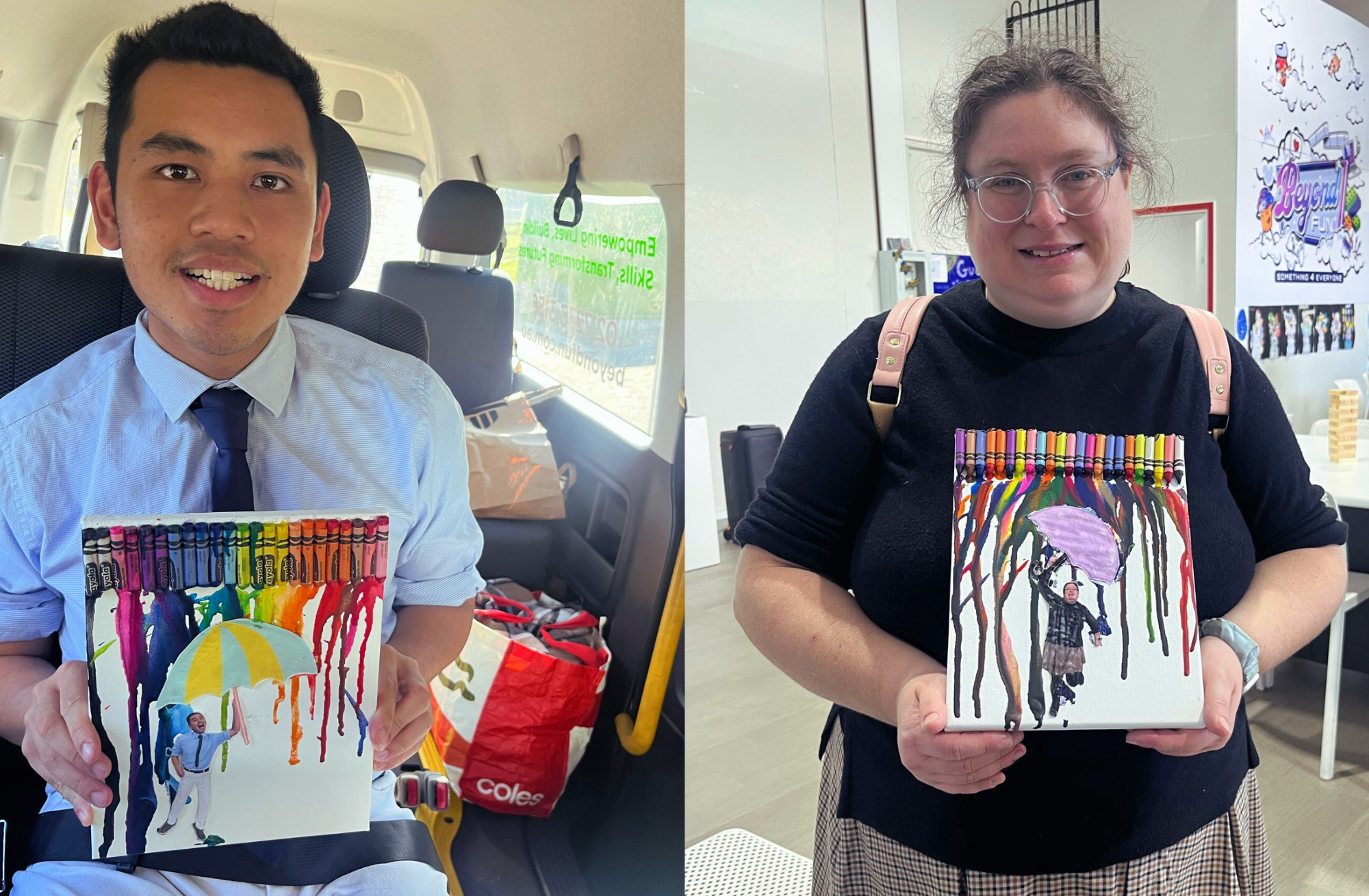 Melting Rainbows: Crayon Art Magic at Beyond Fun!