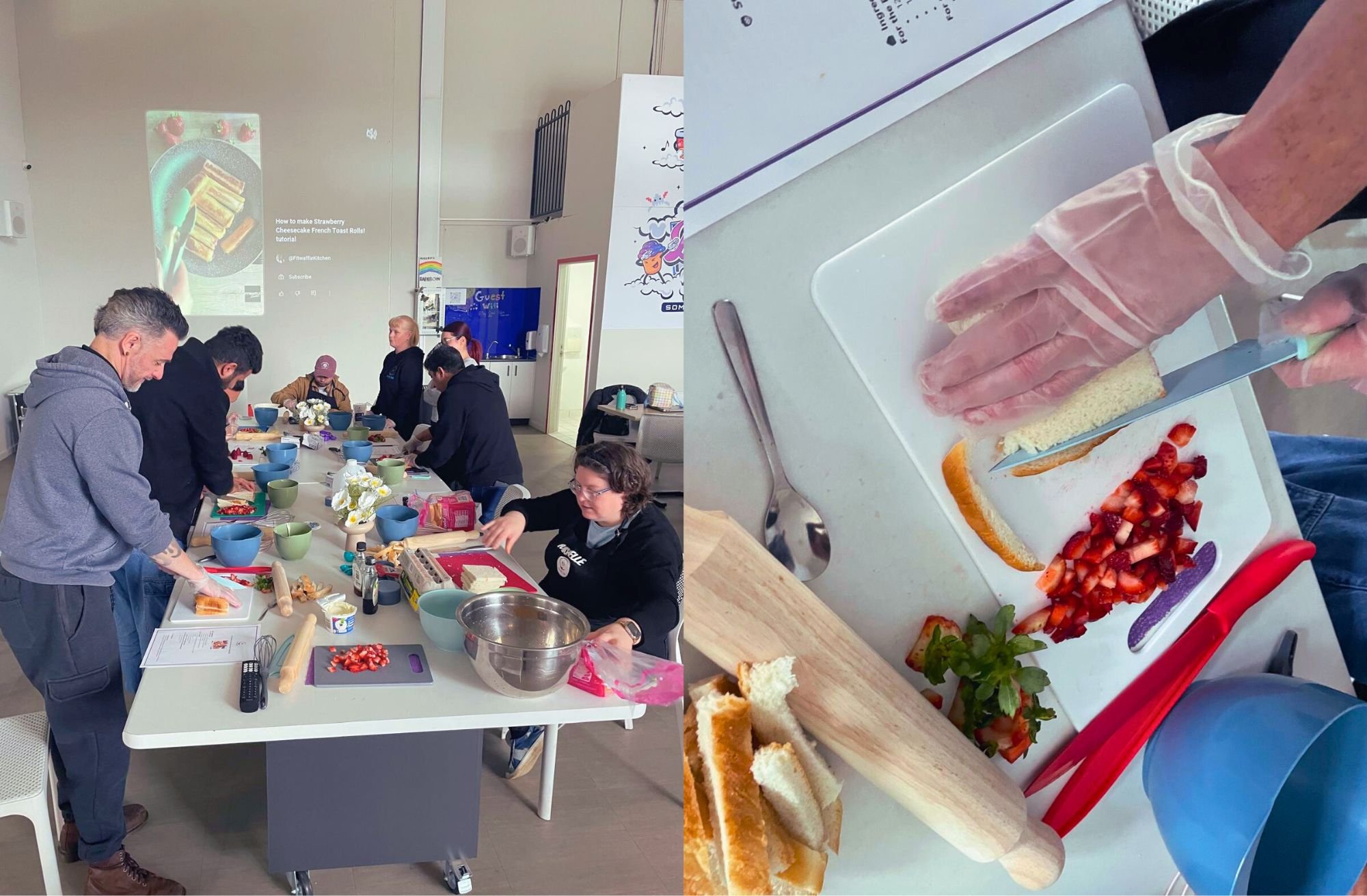 Sweet Moments at Beyond Fun: Strawberry Cheesecake French Toast Rolls!