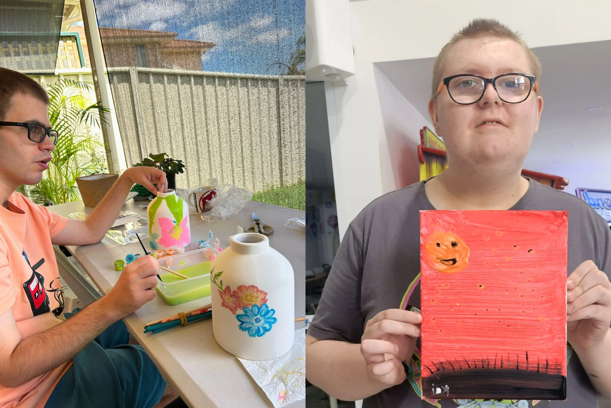 Painting, UNO &amp; Bright Ideas: Sammy and Kai’s Creative Day at Beyond Fun!