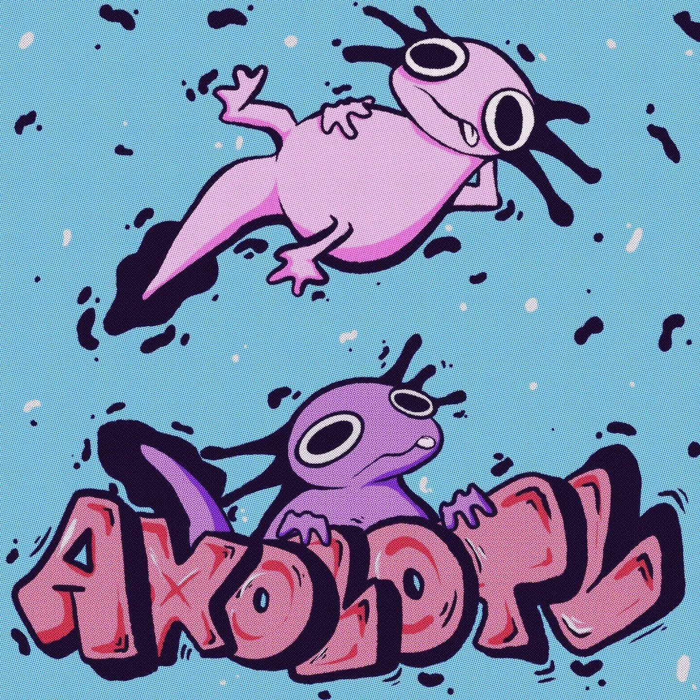 A small doodle I did while playing Roblox 😋😋

#procreate #axolotl #kindofcute