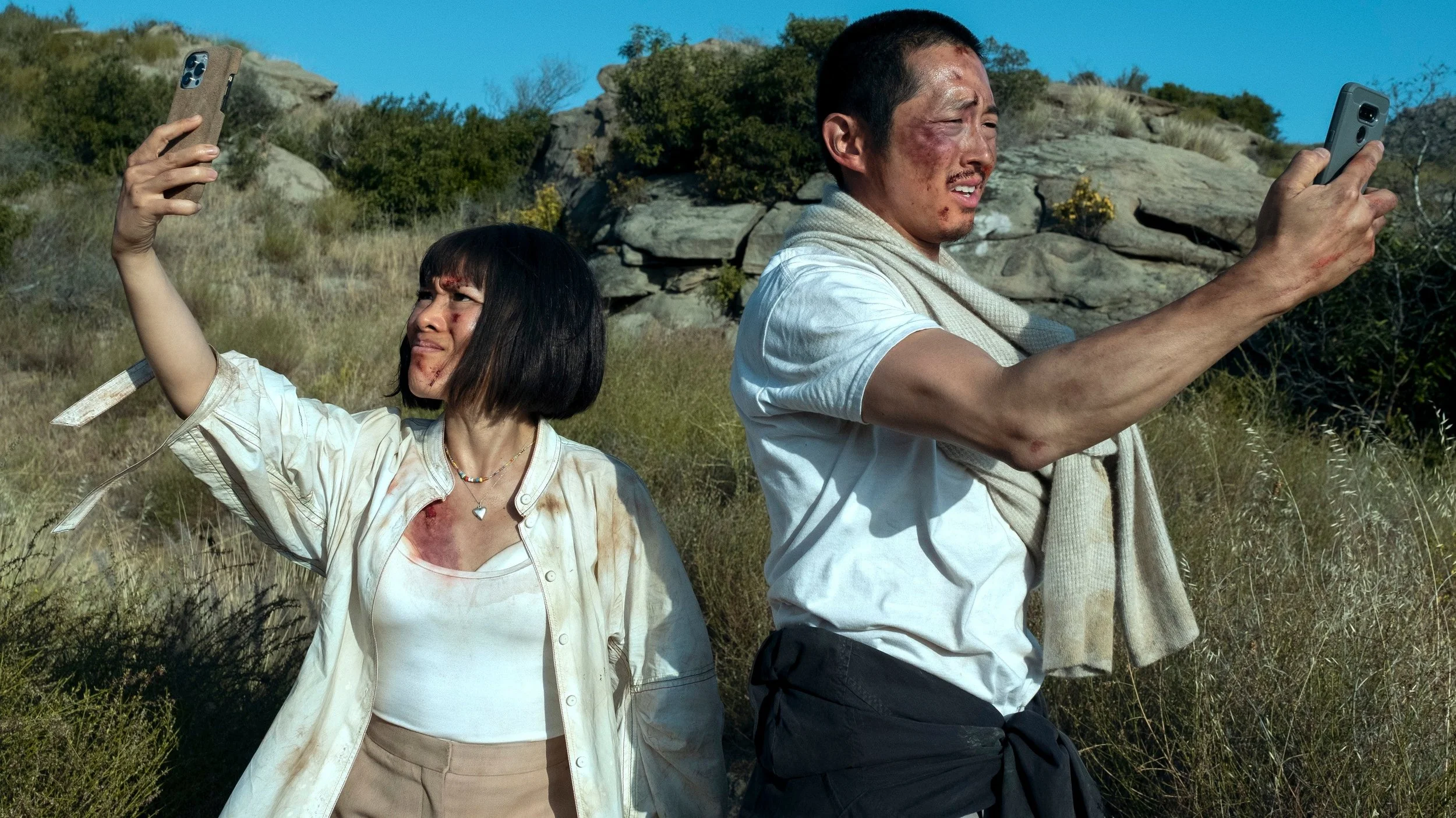 Ali Wong and Steven Yeun in Beef | Credit: Netflix