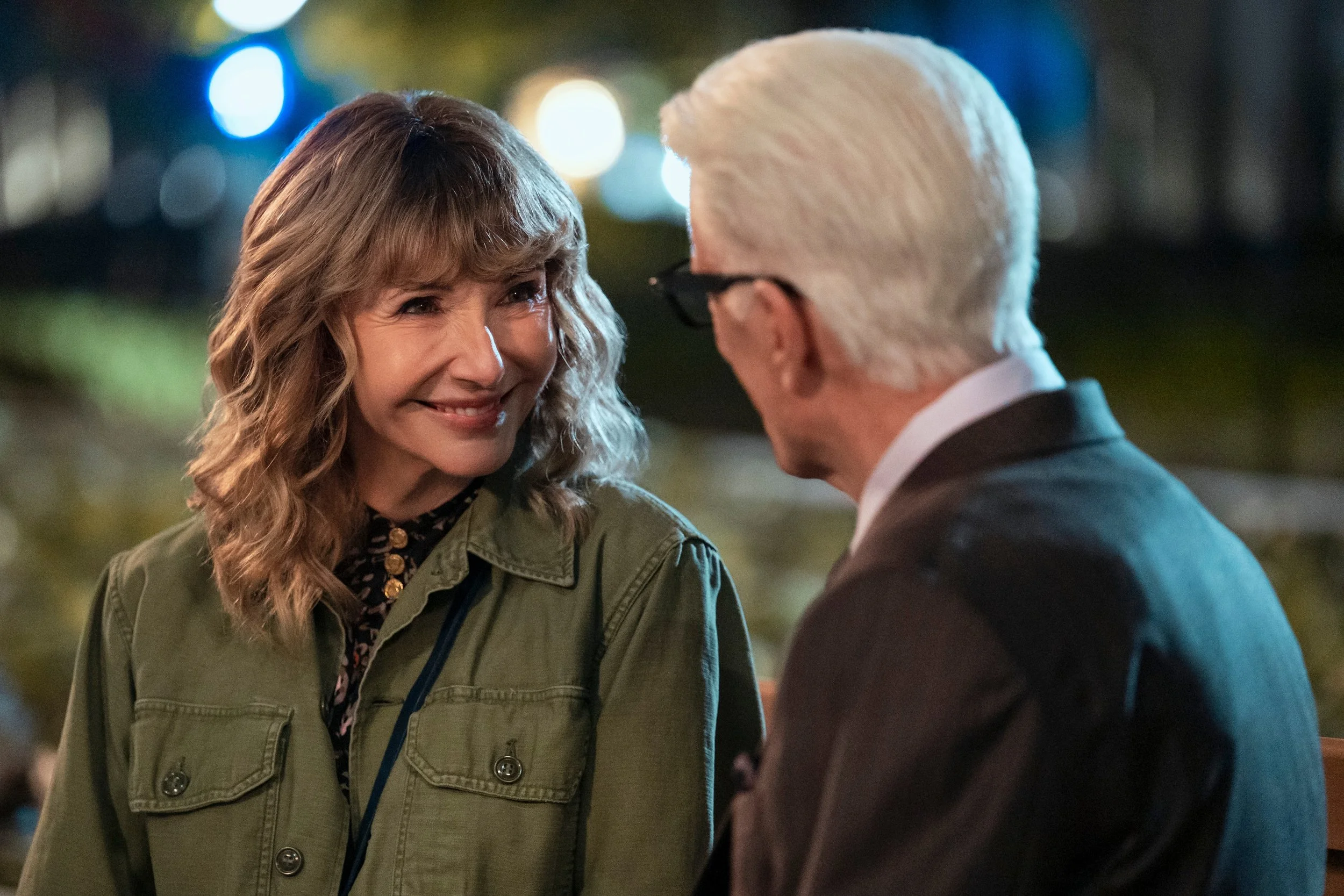 Ted Danson and Mary Steenburgen in A Man on the Inside | Credit: Netflix