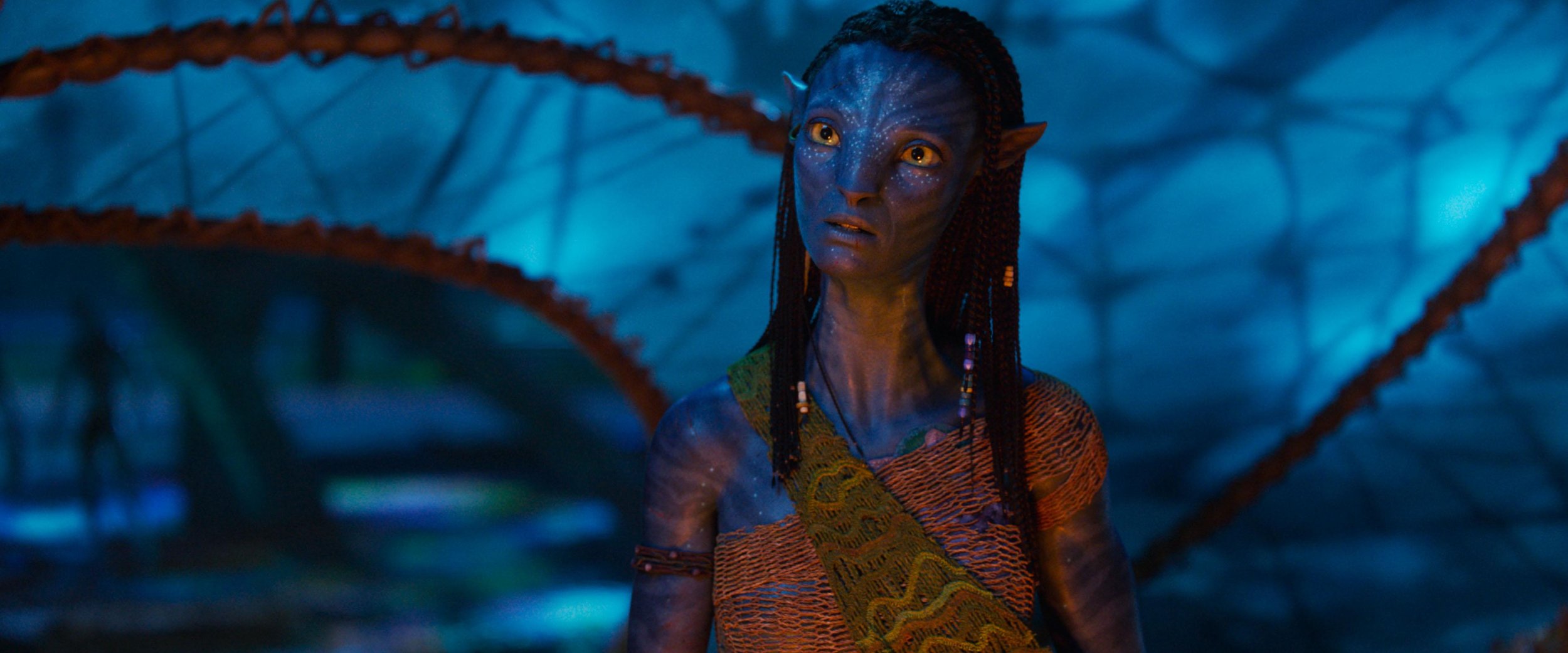 Zoe Saldaña in Avatar: Fire and Ash | Credit: 20th Century Studios