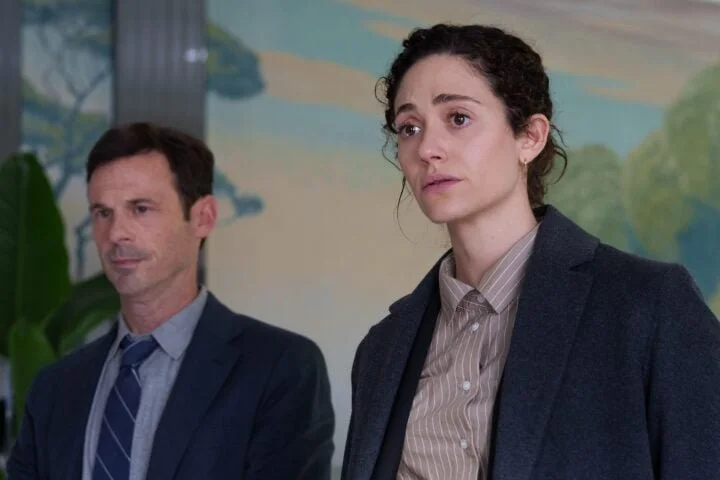 Emmy Rossum and Scoot McNairy in Furious | Credit: Hulu