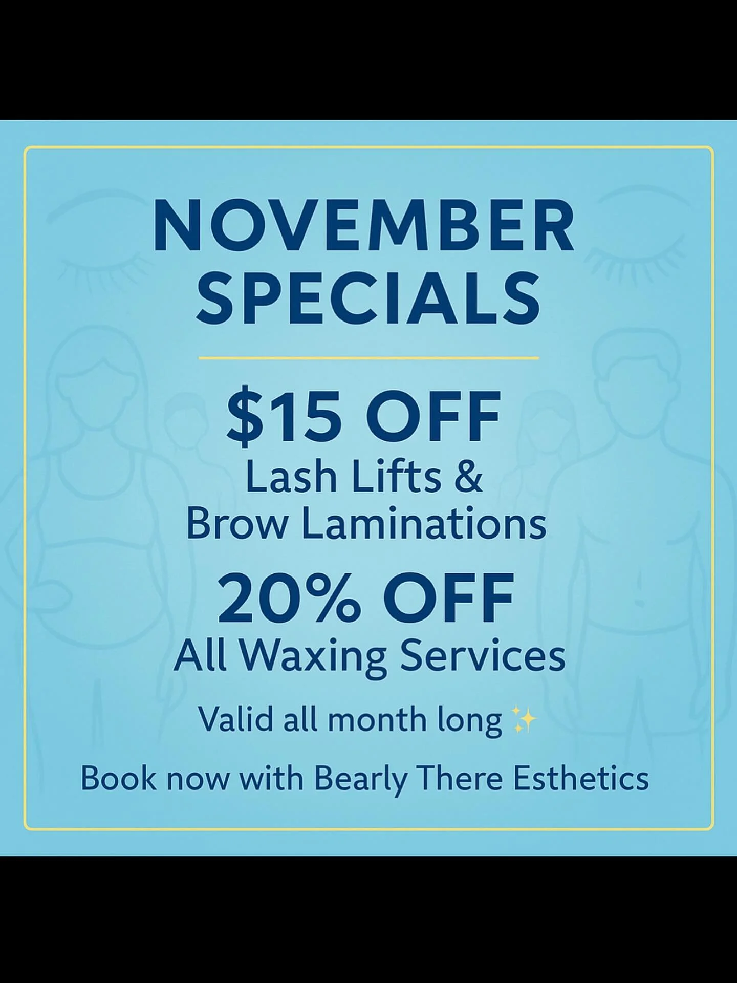 ✨November promos✨
 Pre book now!