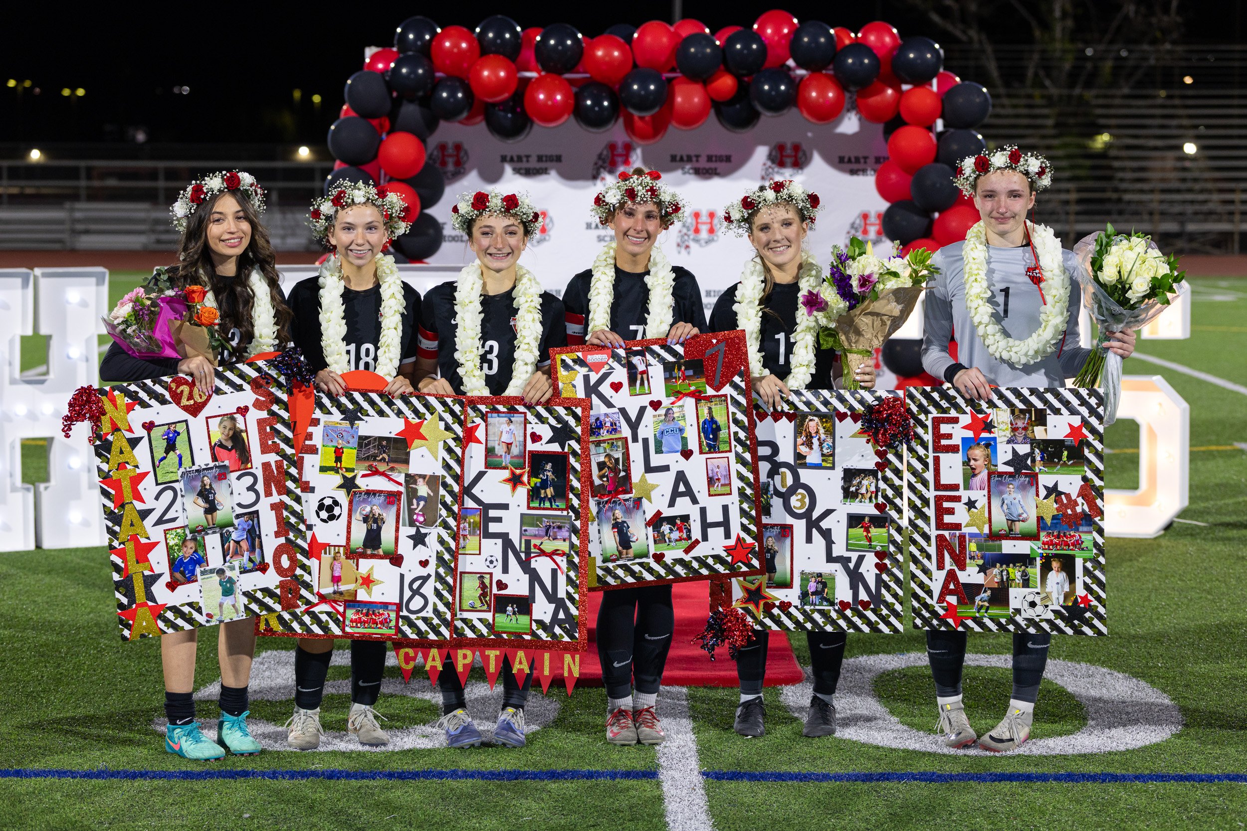 HART Girls Soccer Sr. Night