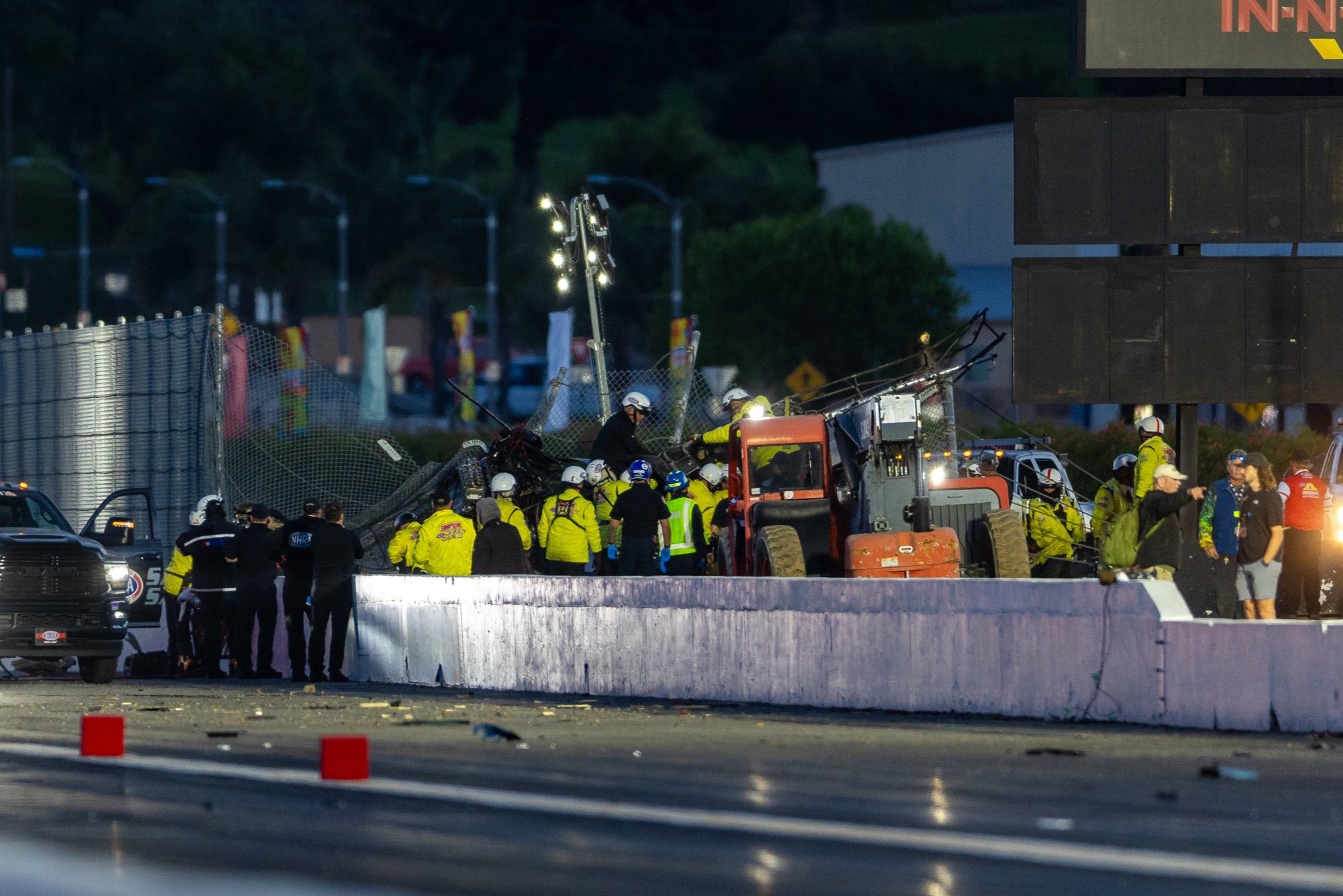 Simpson NHRA Safety Safari in Action at Pomona