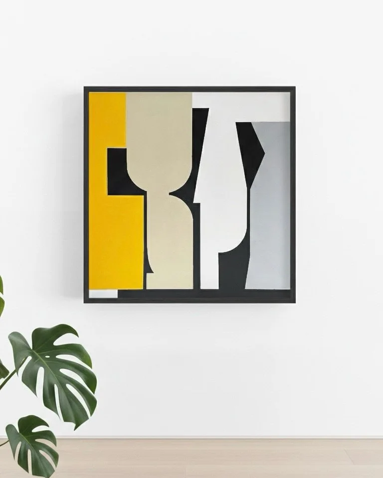 Hand-painted acrylics on hardboard, the SIGNAL series delves into abstraction, rhythm, and architectural visual language through a few select pieces.

Fine Artists Studio is celebrating the season with a special discount in every piece excluding the 