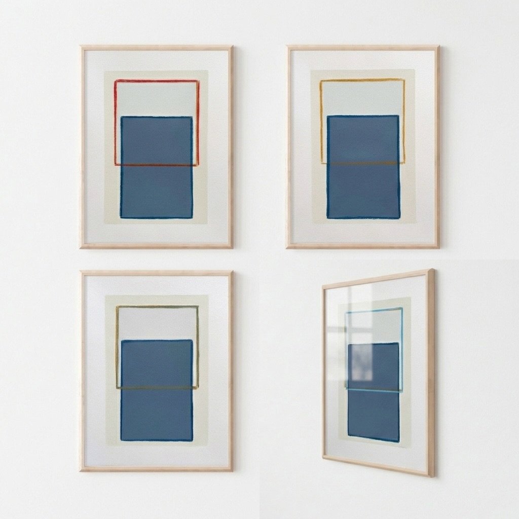 TRACES

created by Aggeliki Dimitriadou using hand - cut stencils, the color blocks are applied by hand and layered with hand - painted oil pastels.

20 limited edition Unique artworks with yellow ochre oil pastels and 3 one-of-a-kind with red, blue 