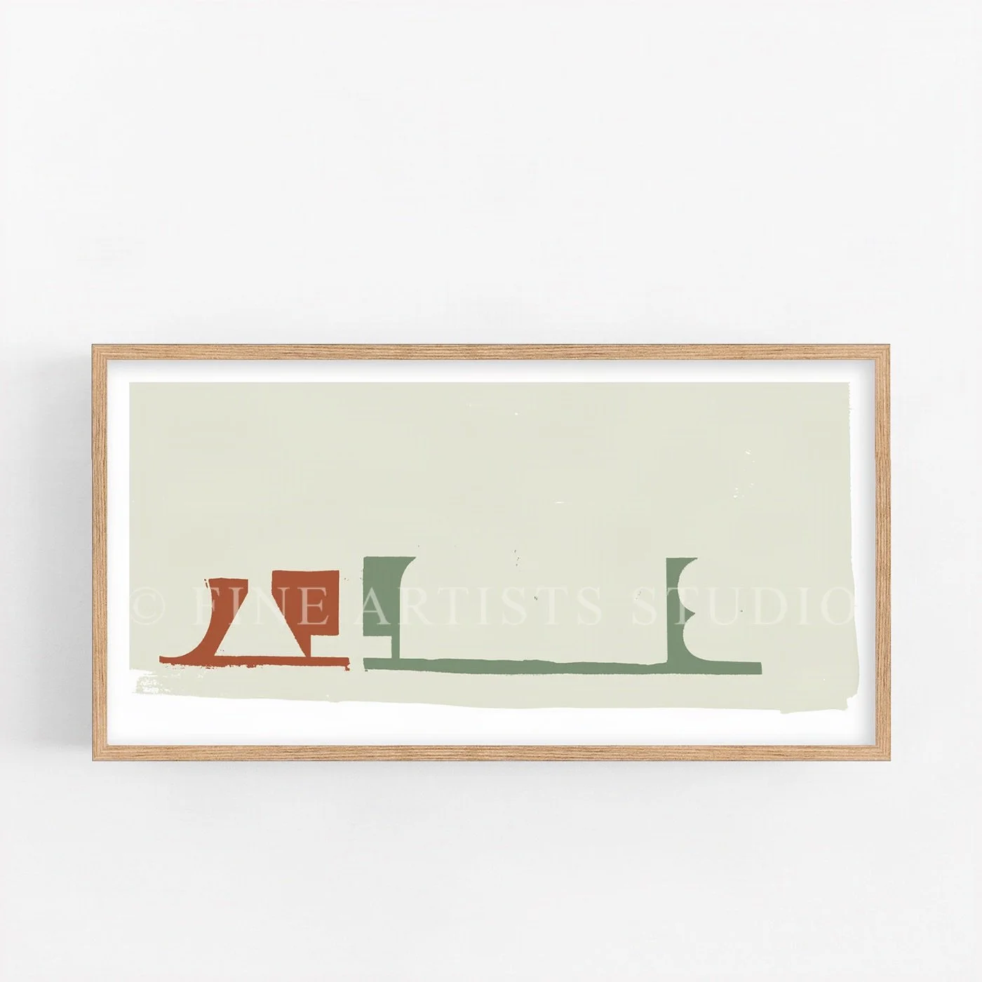 On The Drift 05 – Panoramic Organic Modernist Abstract Fine Art Print