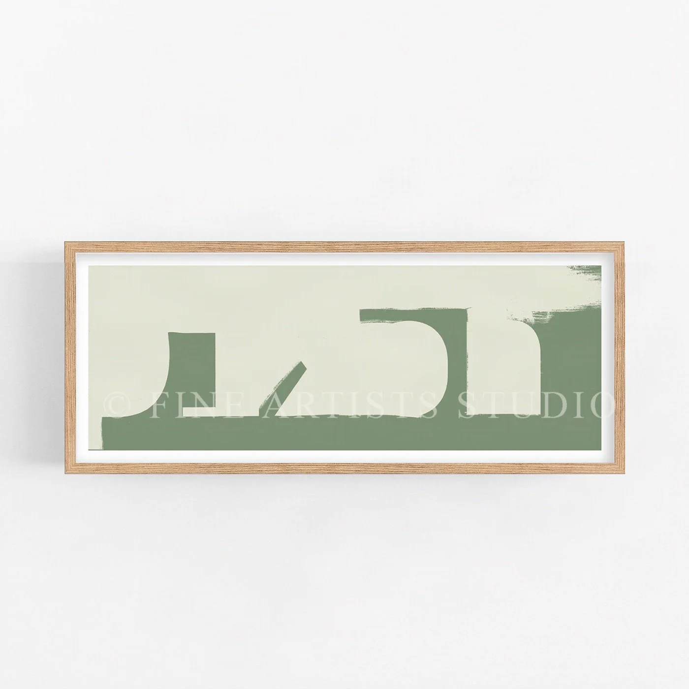 On The Drift 01 – Panoramic Minimalist Abstract Fine Art Print