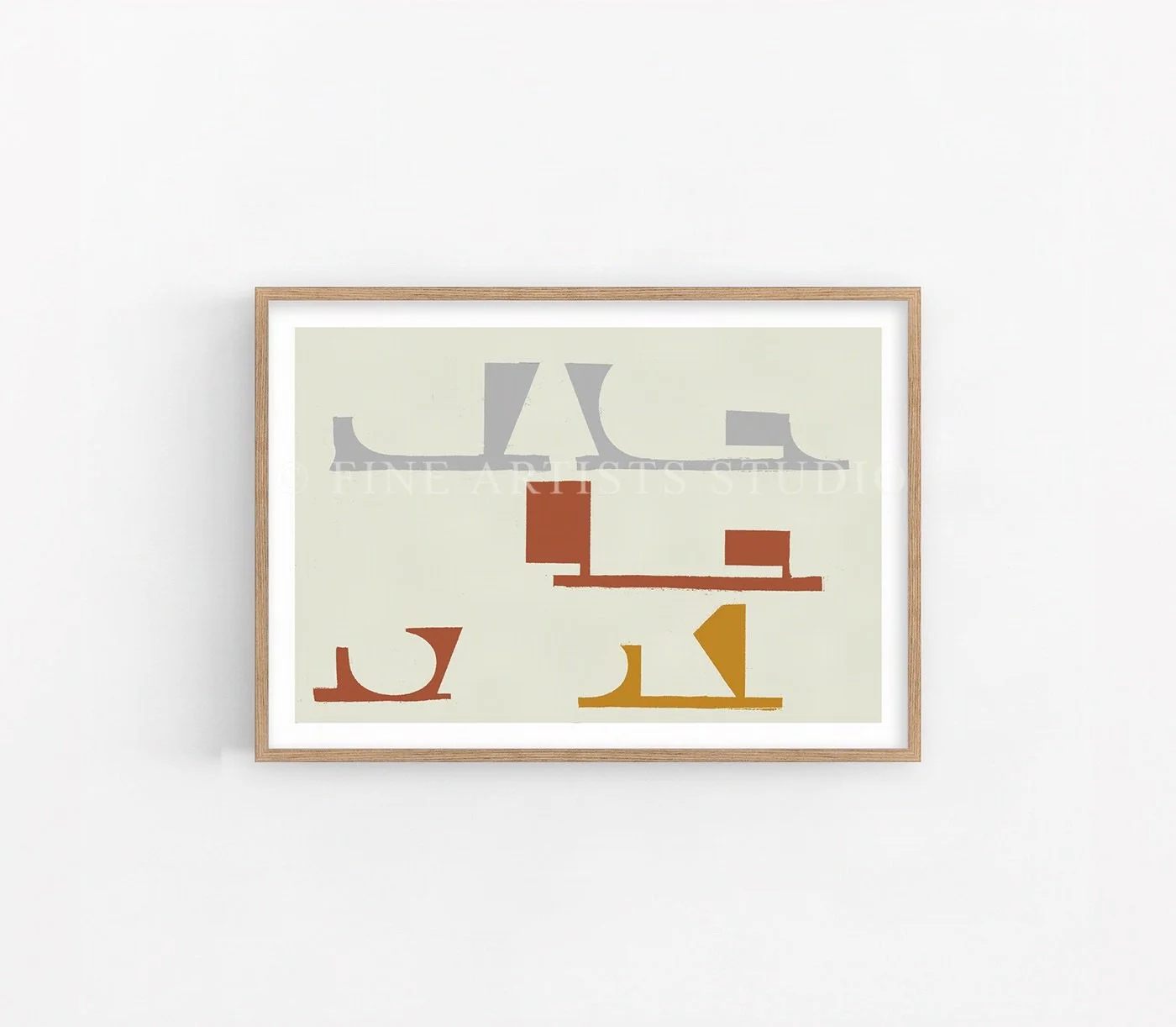 On The Drift 02 – Minimalist Mediterranean Abstract Fine Art Print