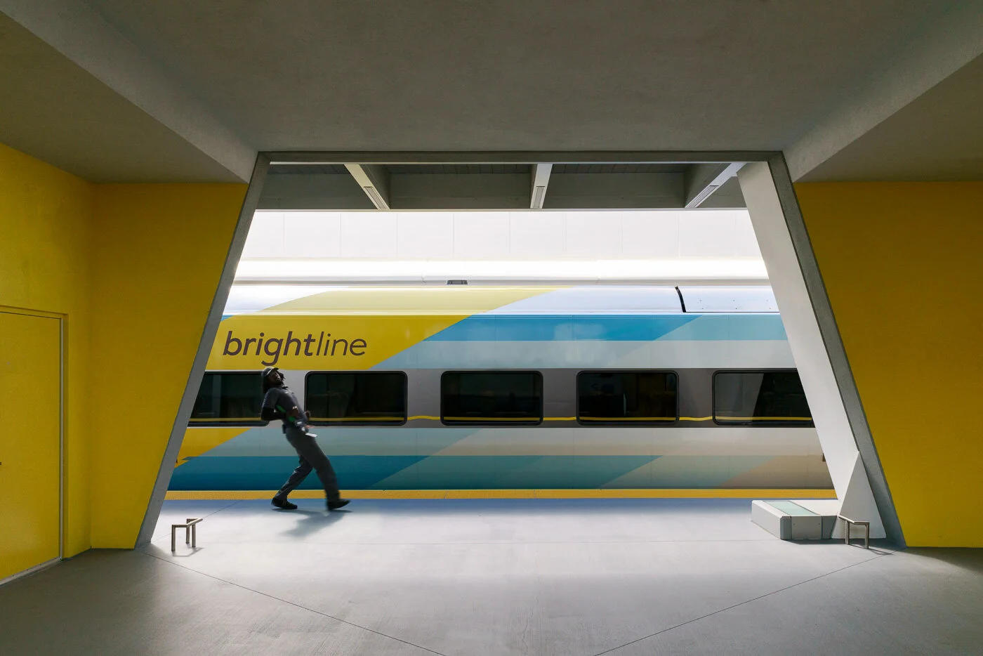 Brightline / Virgin Station in West Palm beach designed by Skidmore, Owings & Merrill , Rockwell Group (Copy)