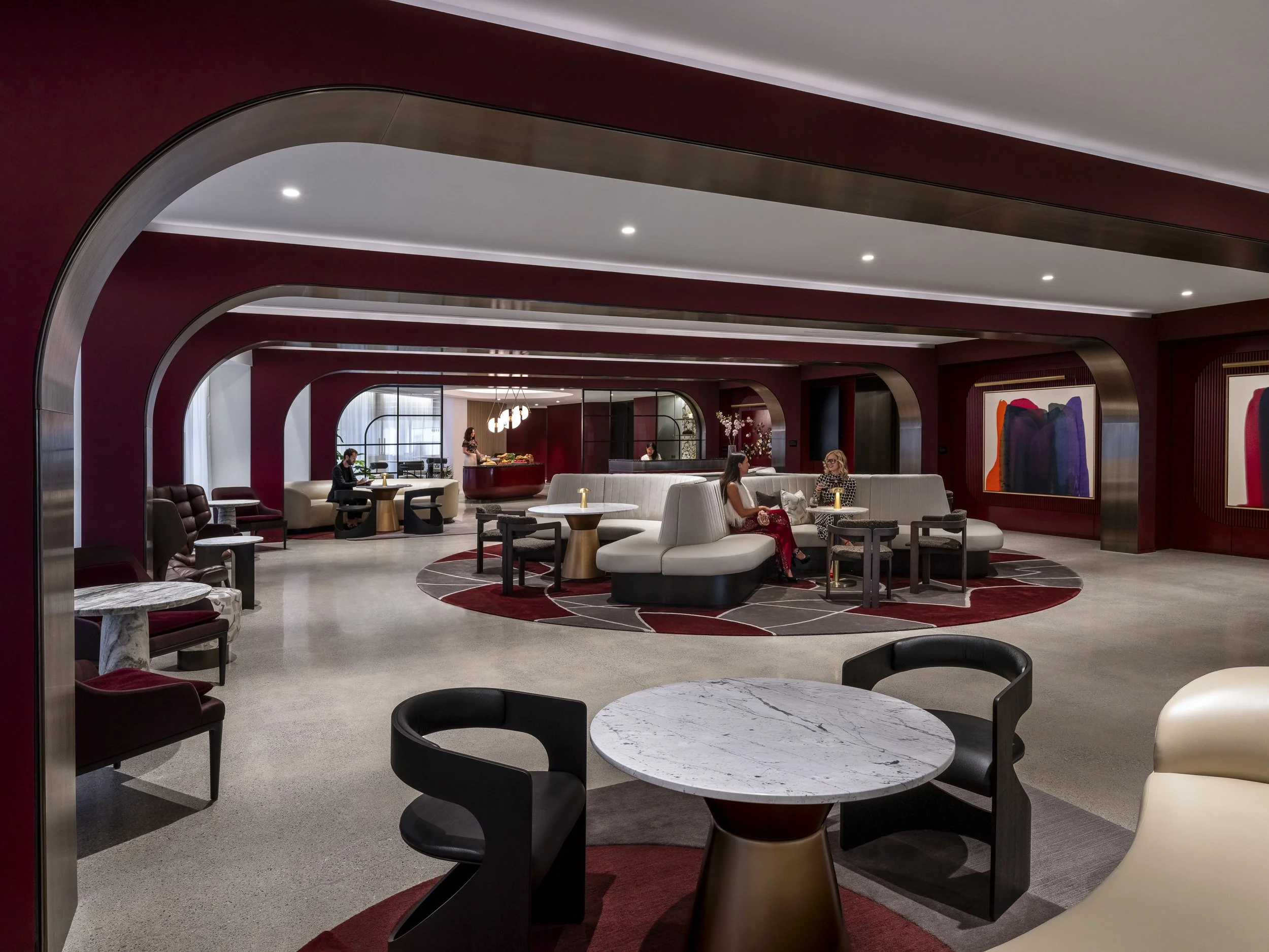 Main Lobby Aries Club Designed by Gensler 