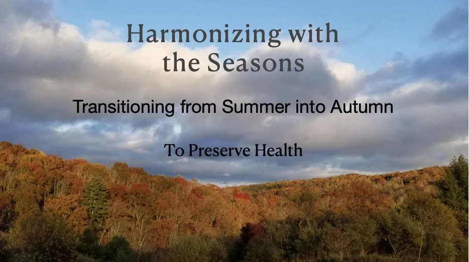 Harmonizing with the Seasons