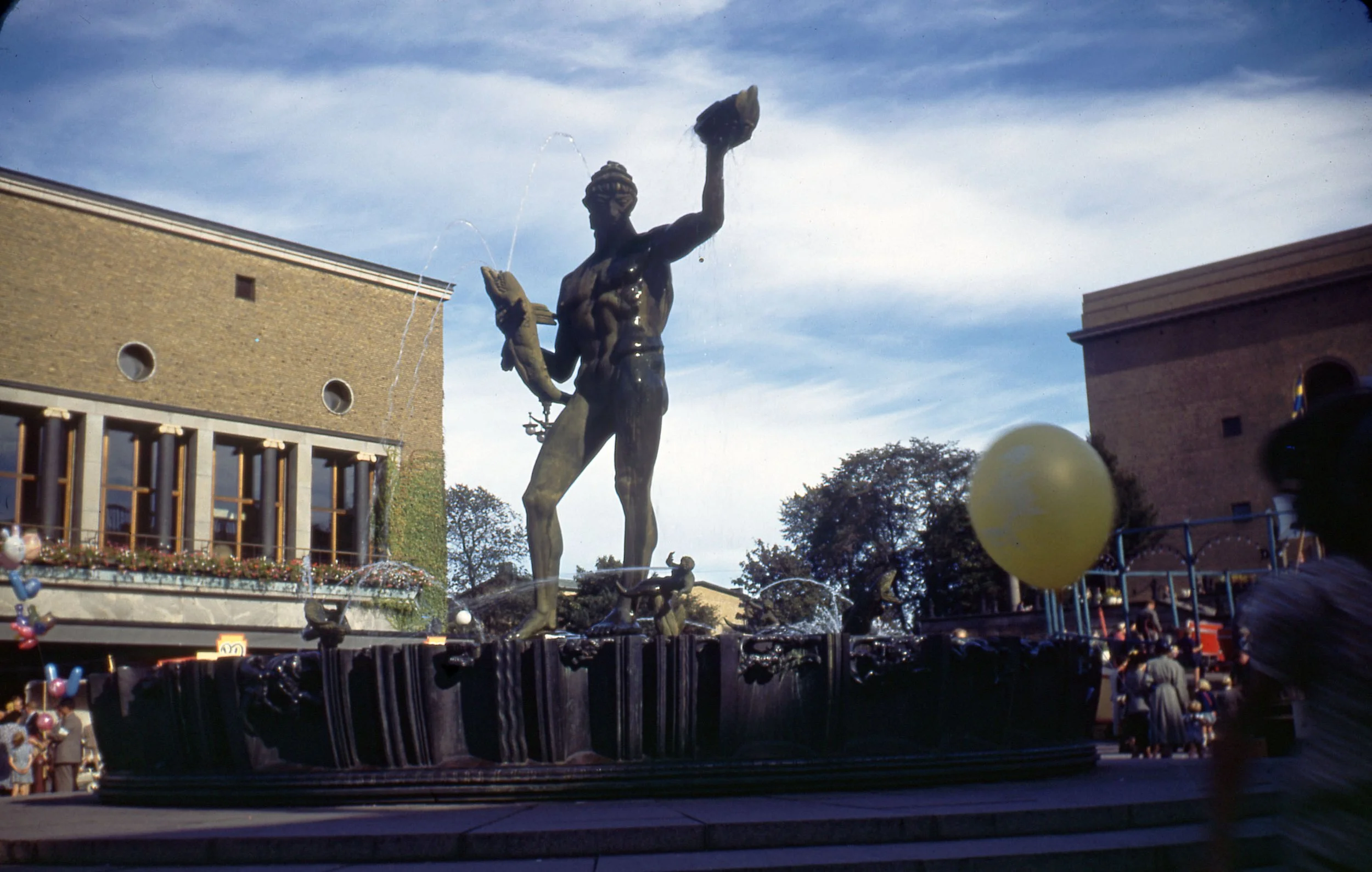 Statue of Poseidon, Gothenburg, Sweden Photo: Robin Boyd, 1950 Historic 