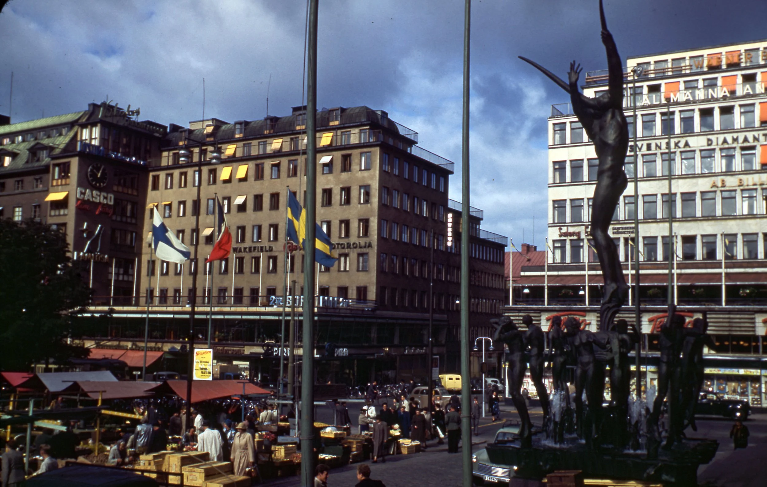 View from Stockholm Concert Hall, Stockholm, Sweden Photo: Robin Boyd, 1950 Civic 