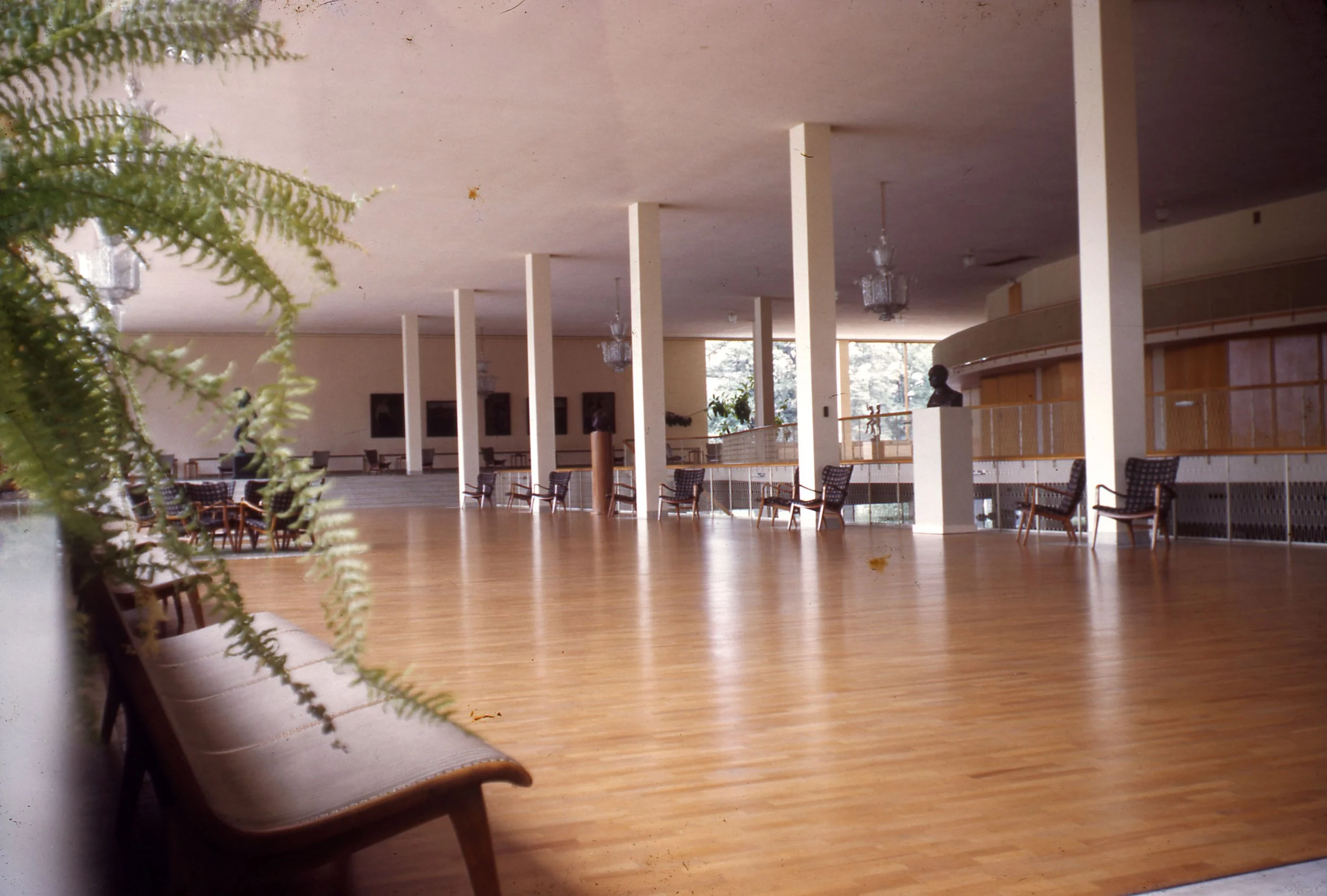 Theatre lobby Malmö Opera House, Malmö, Sweden  (Sigurd Lewerentz, 1944) Photo: Robin Boyd, 1950 Civic 